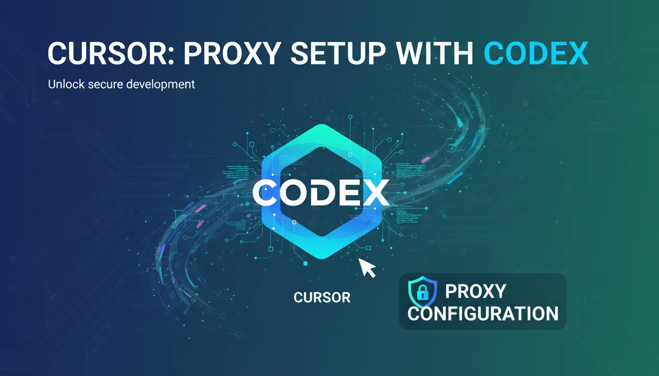 Cursor 上 Codex 如何配置代理