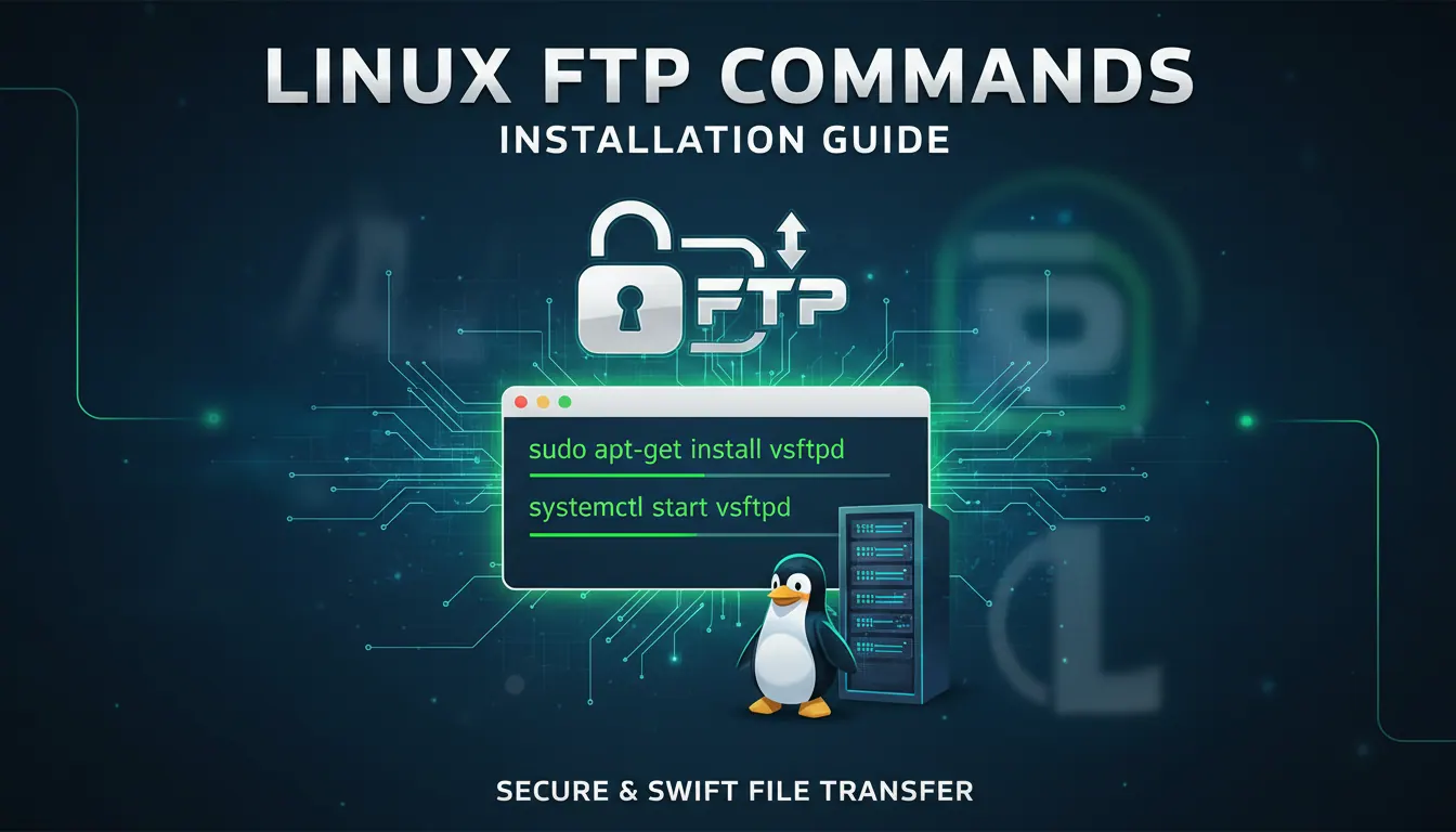 linux ftp命令如何安装