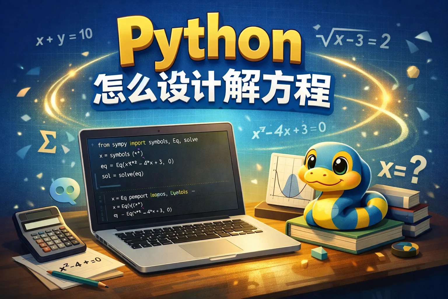 python怎么设计解方程