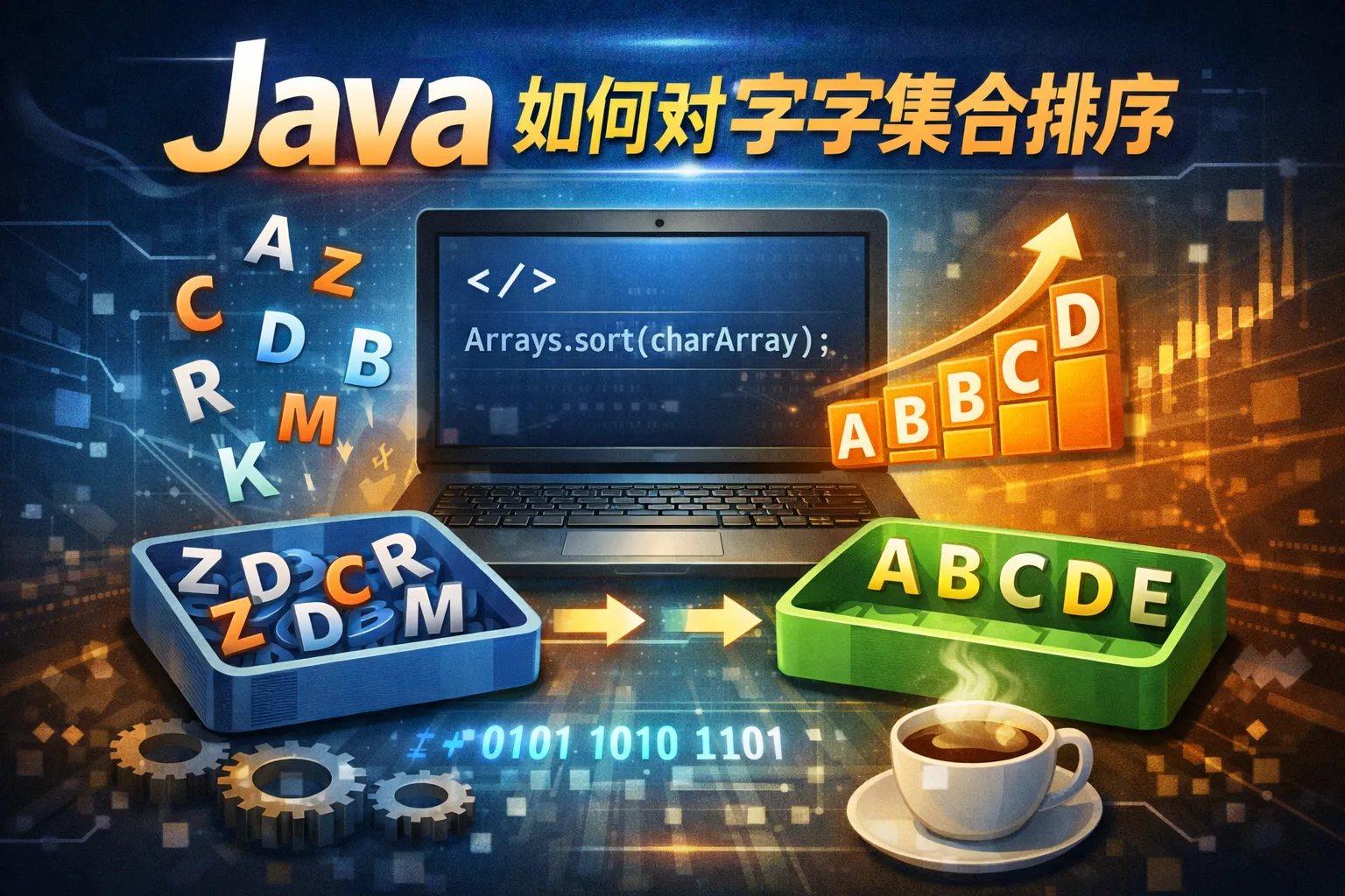 java如何对字符集合排序