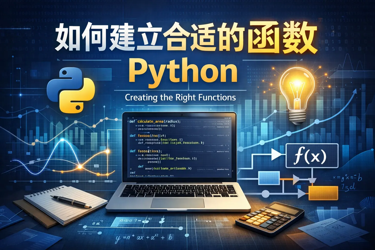 如何建立合适的函数python