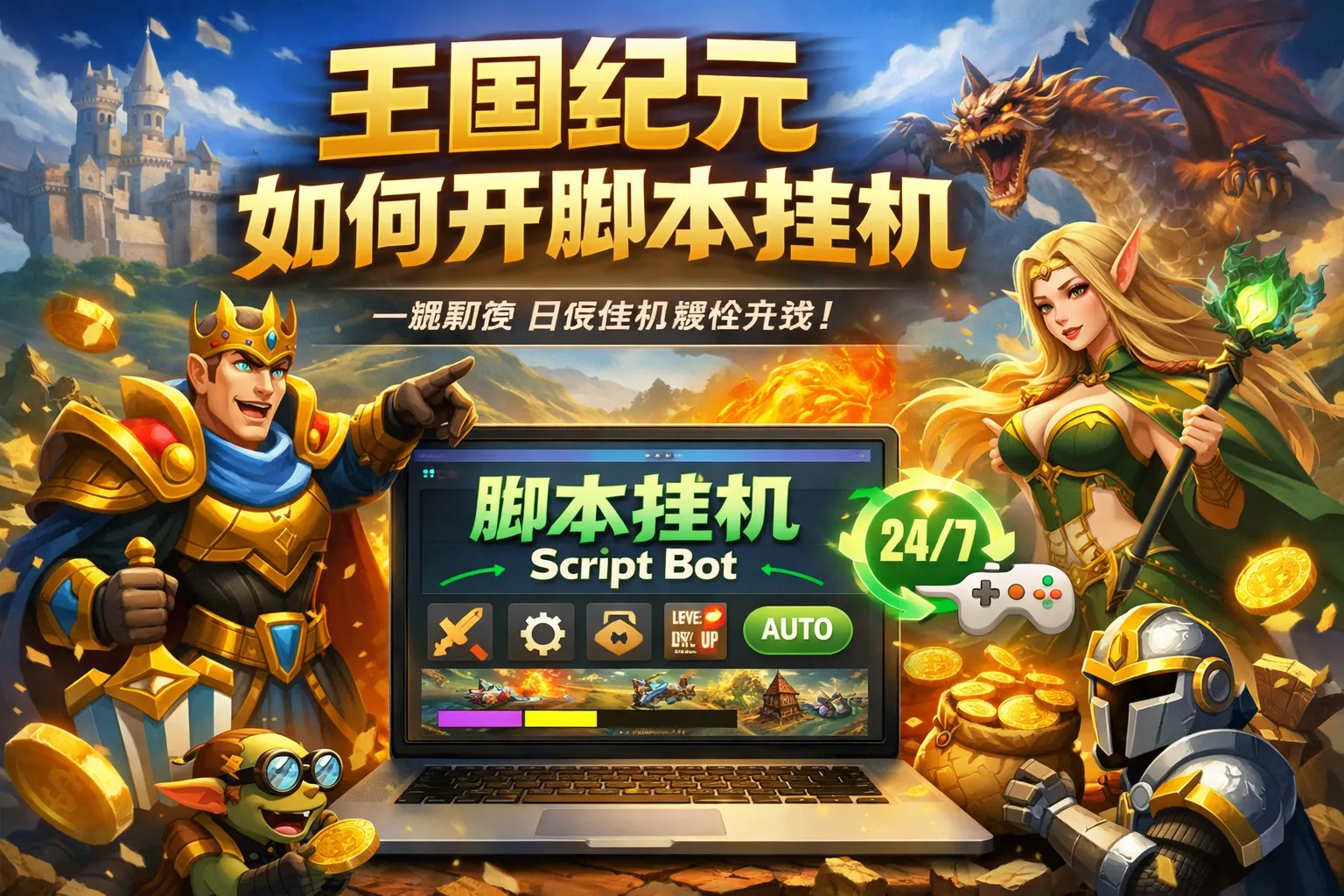 王国纪元如何开脚本挂机