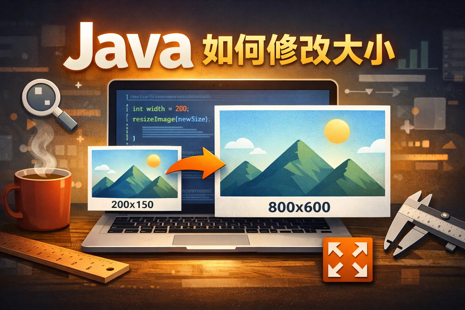java如何修改大小