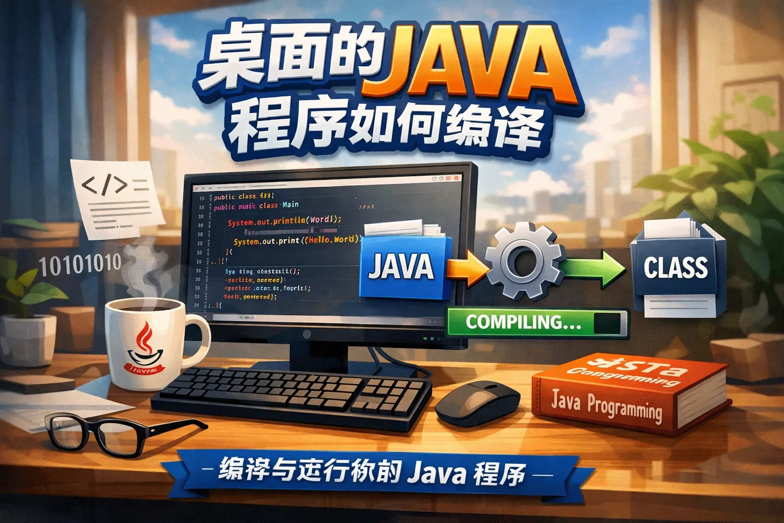 桌面的JAVA程序如何编译