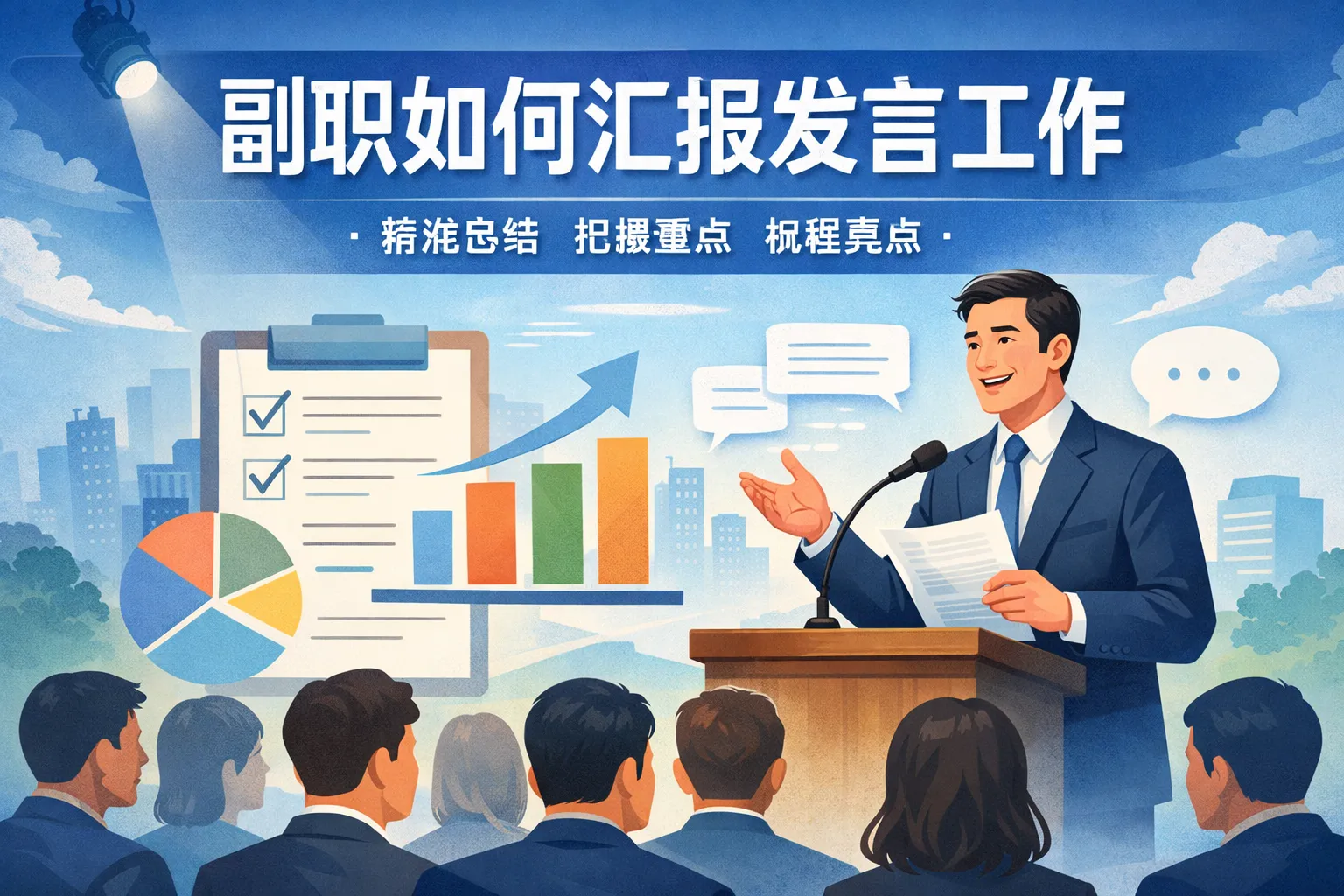 副职如何汇报发言工作