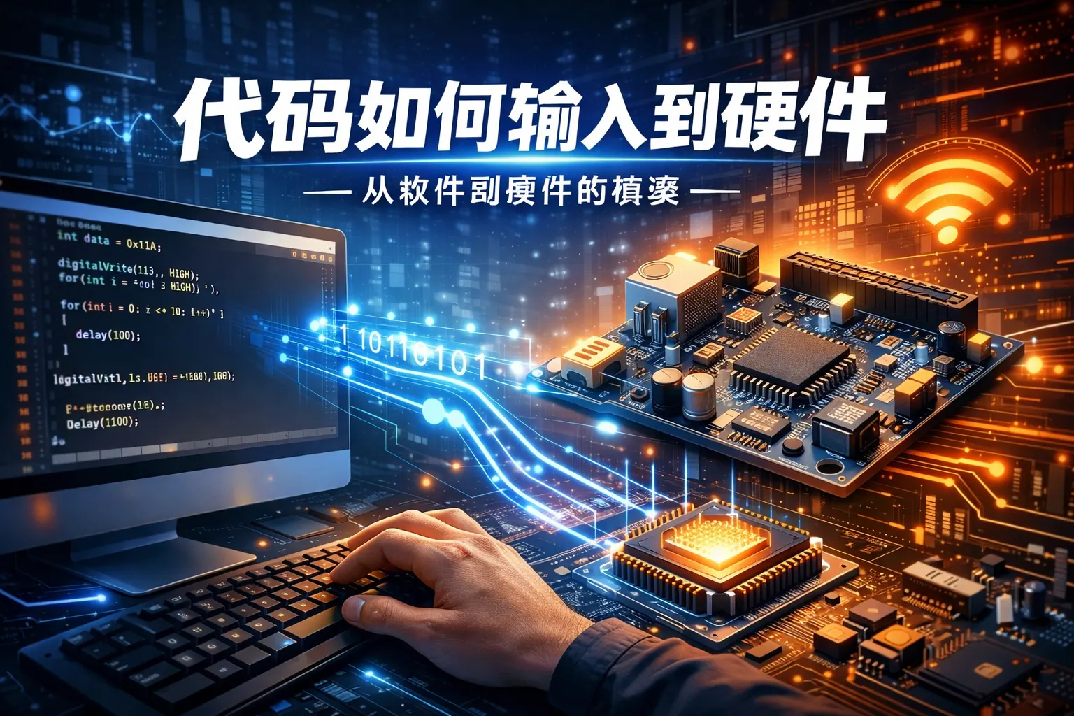 代码如何输入到硬件