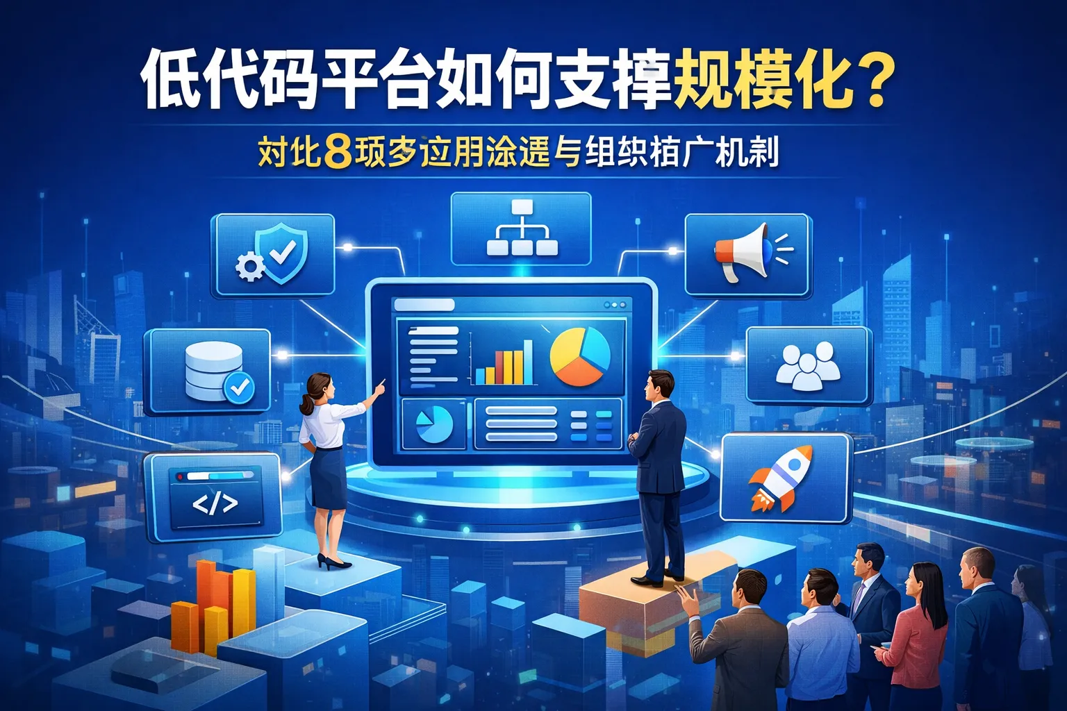低代码平台如何支撑规模化?对比8项多应用治理与组织推广机制