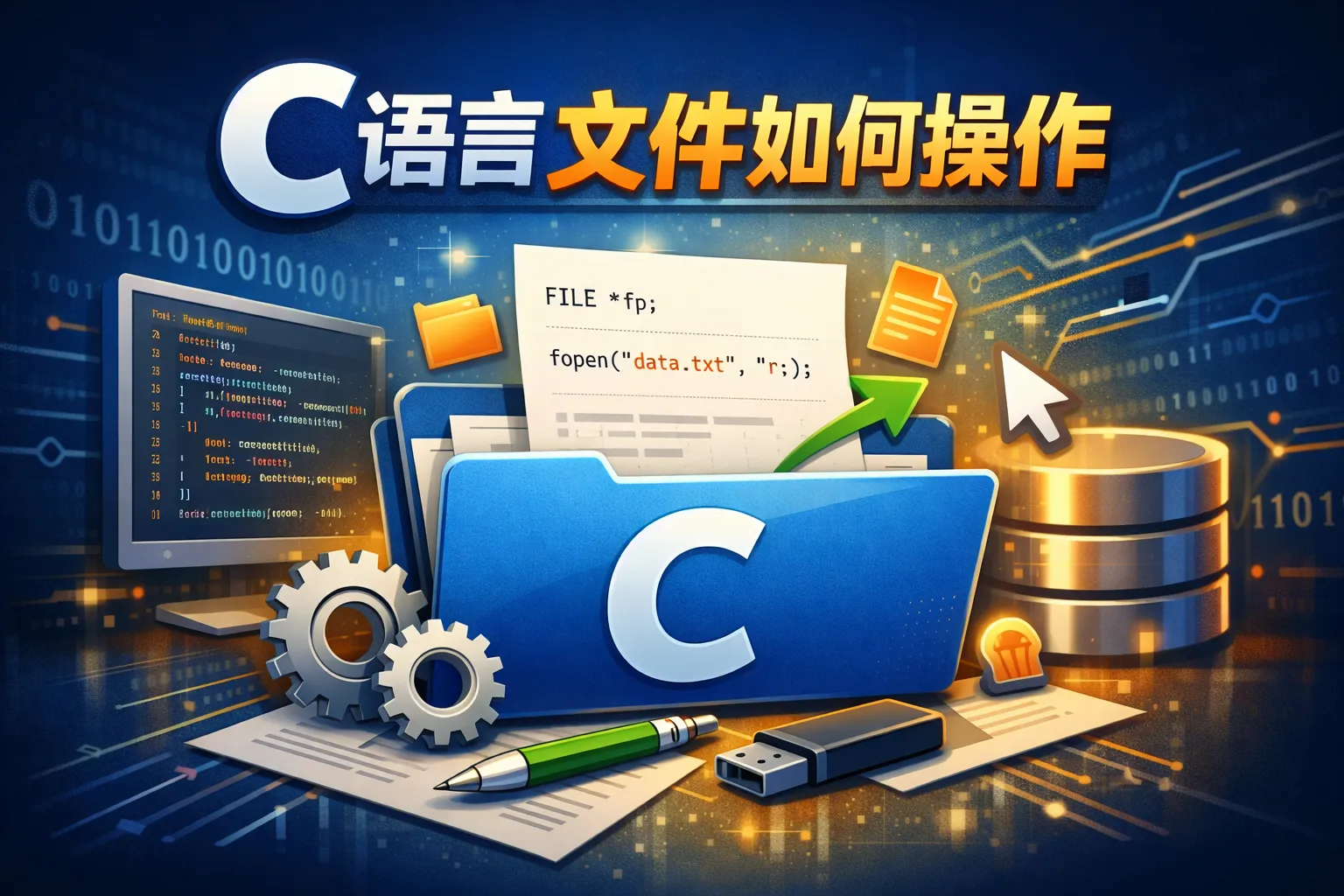 c语言文件如何操作