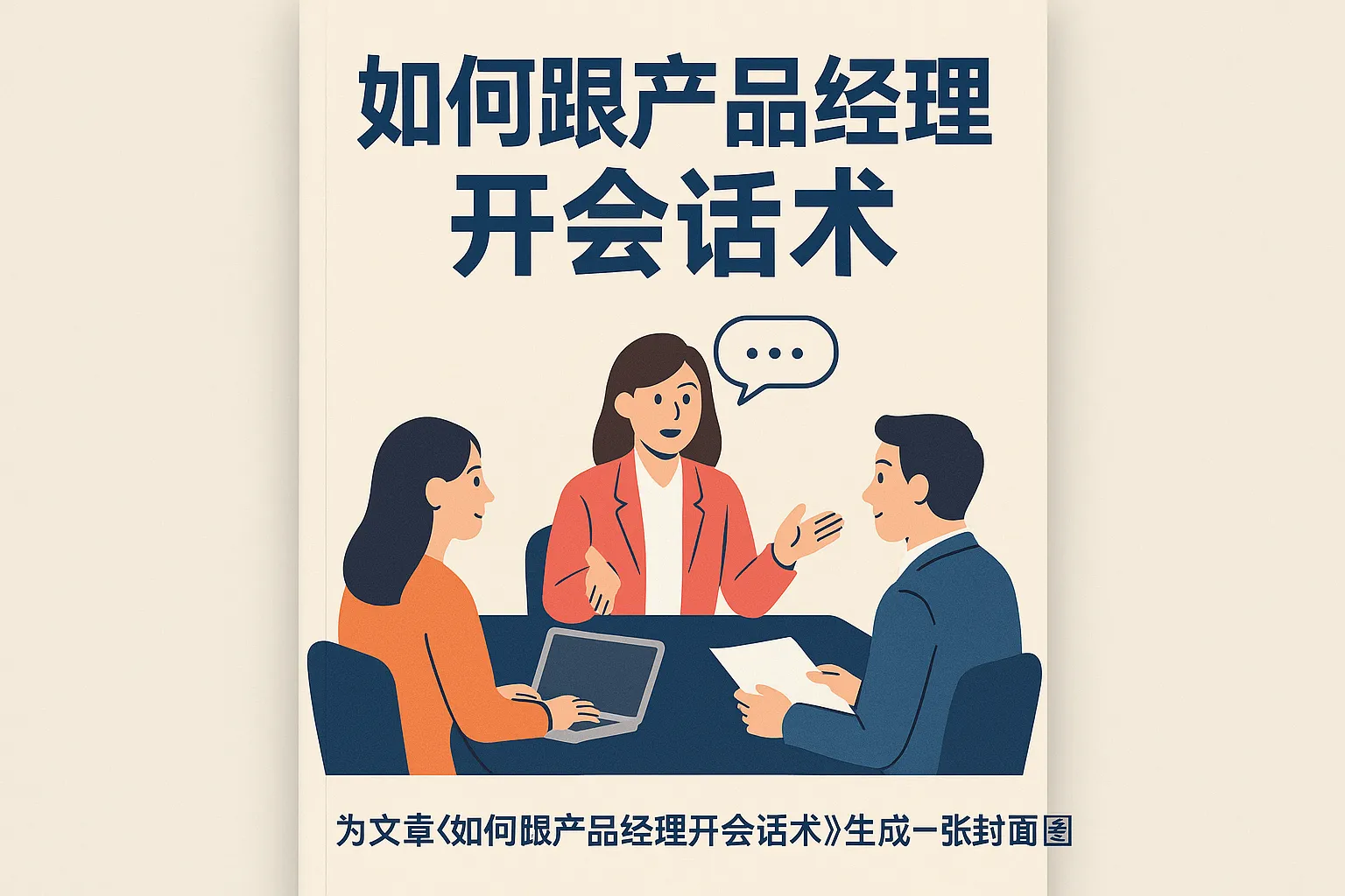 如何跟产品经理开会话术