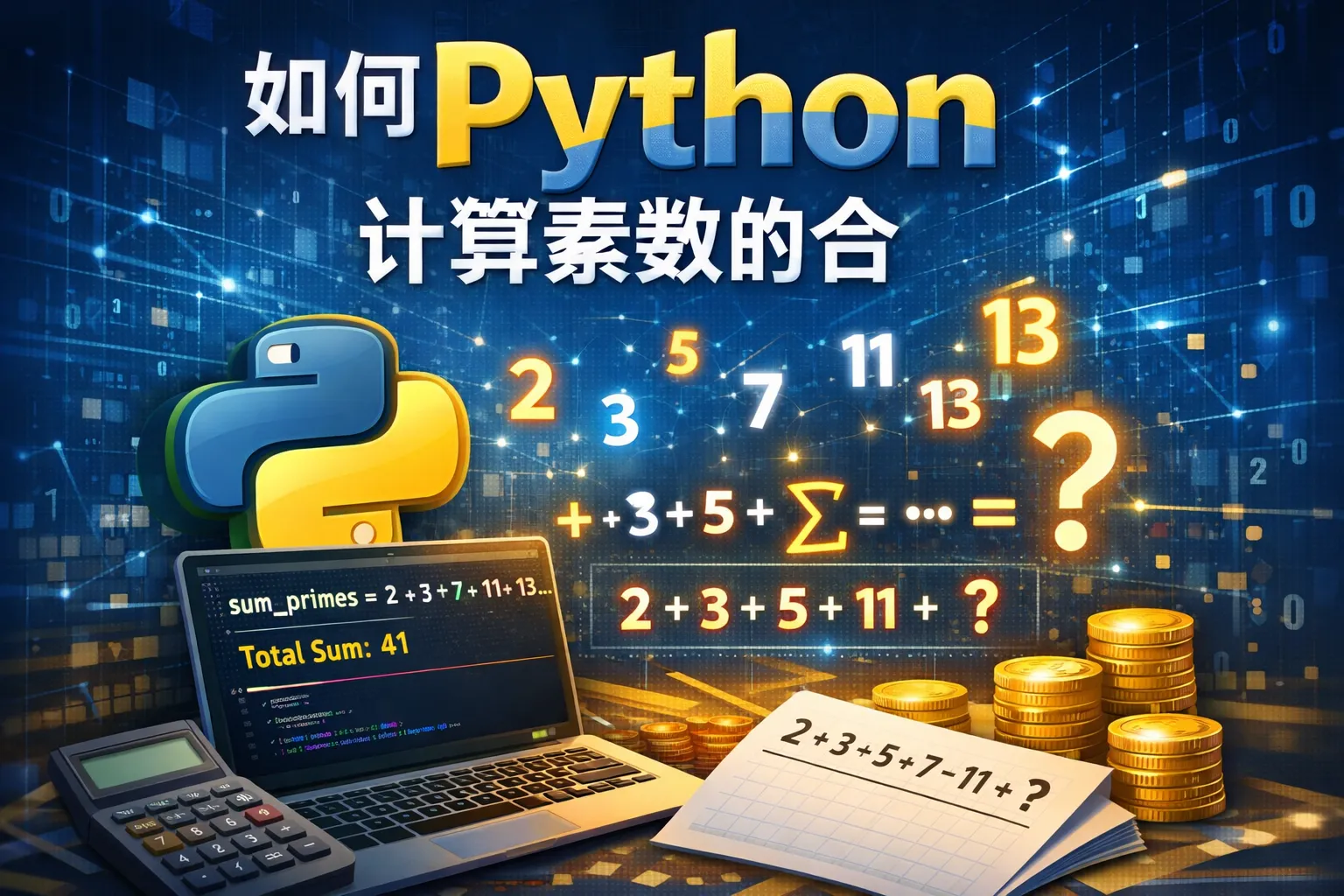 如何Python计算素数的合