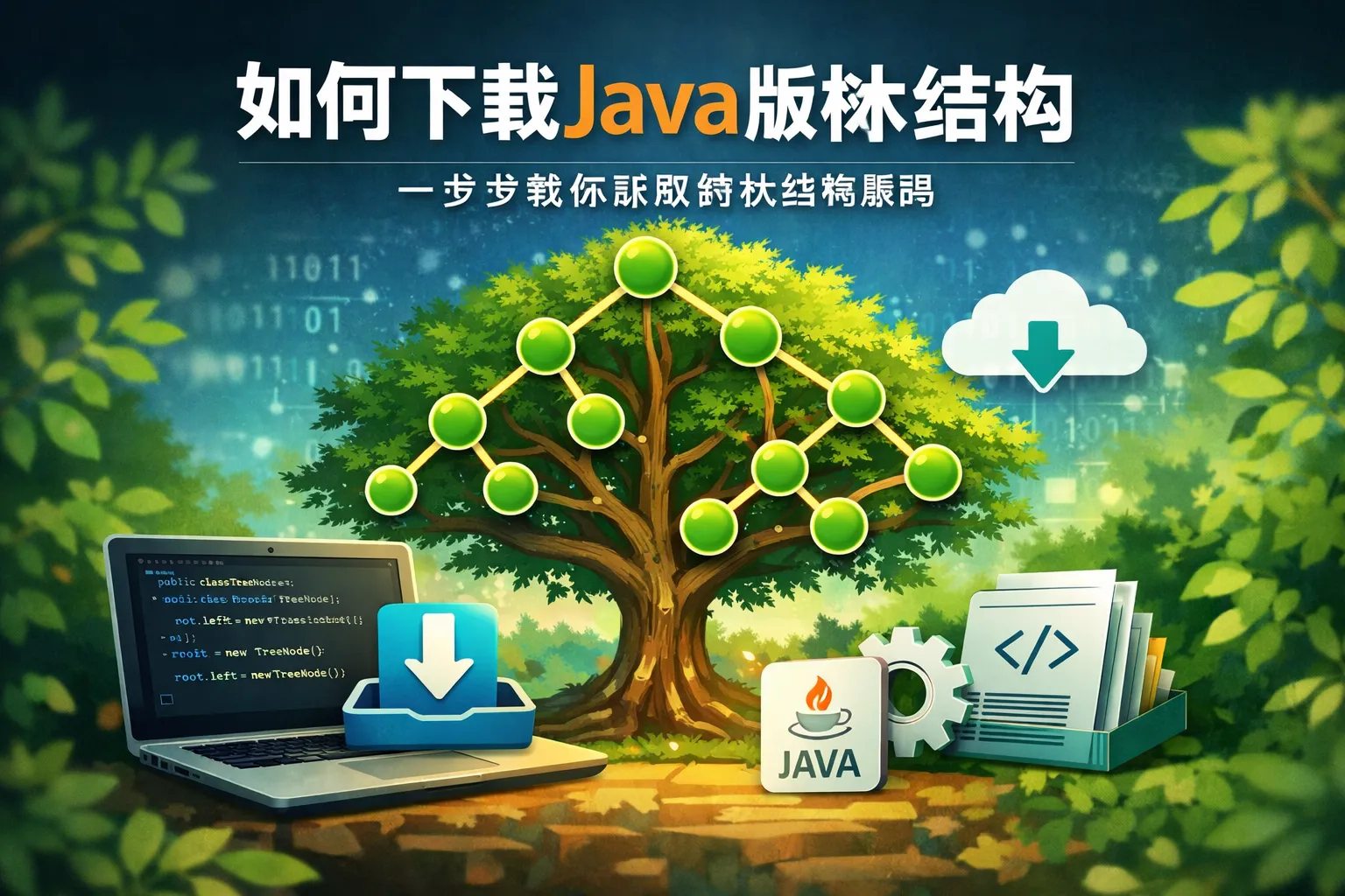 如何下载java版树木结构
