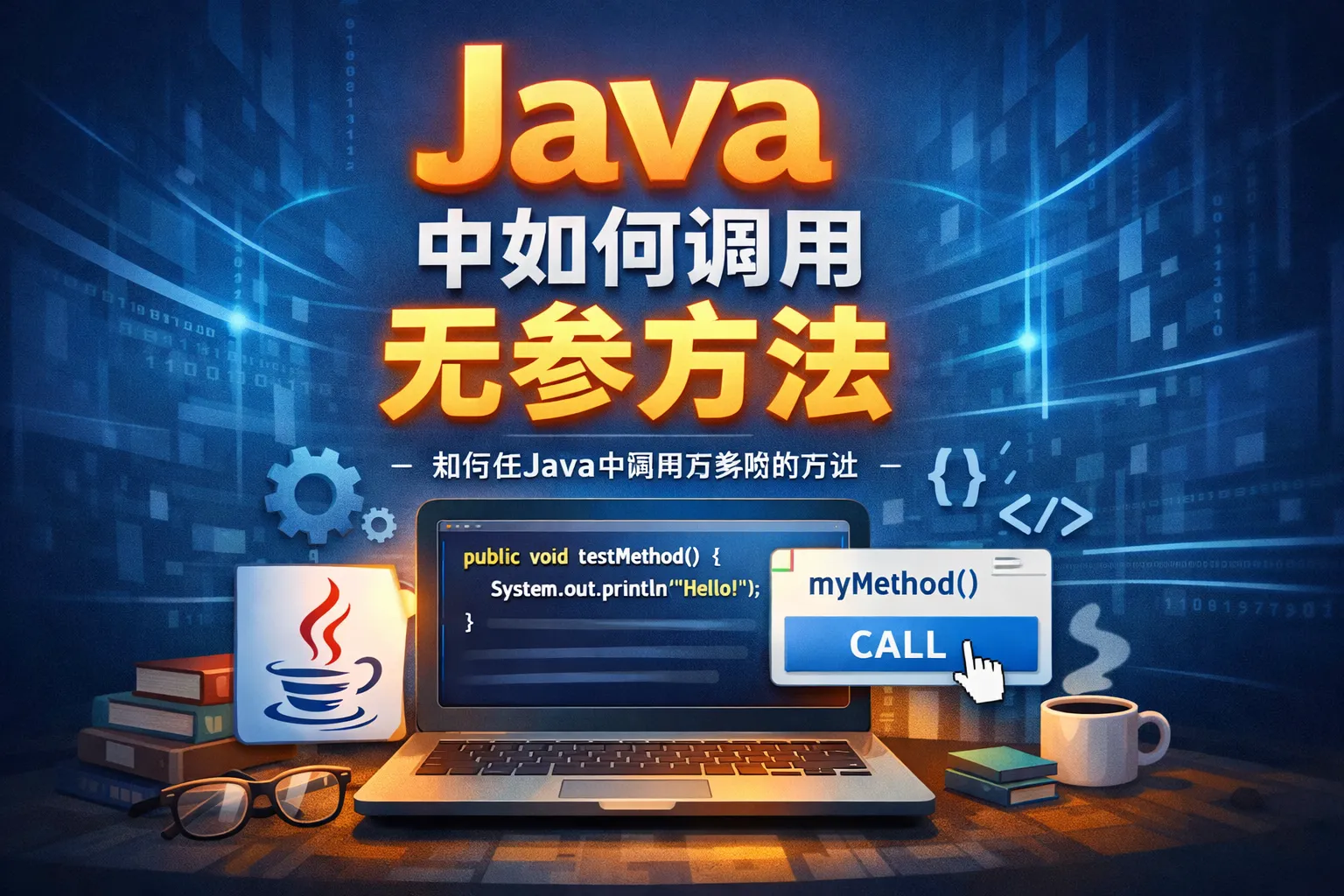 java中如何调用无参方法