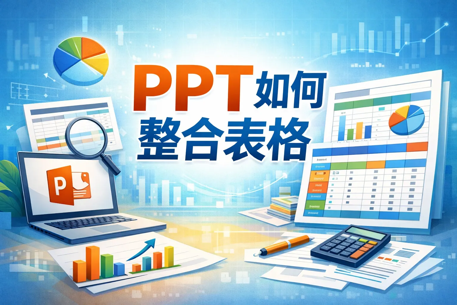 ppt如何整合表格