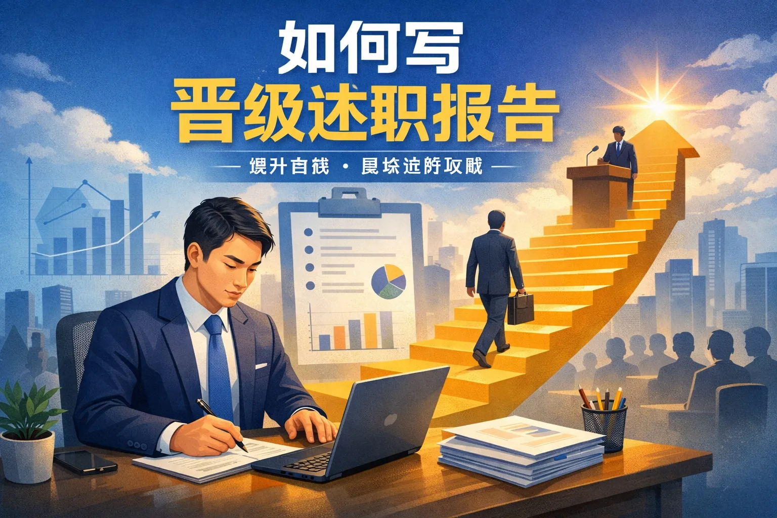 如何写晋级述职报告