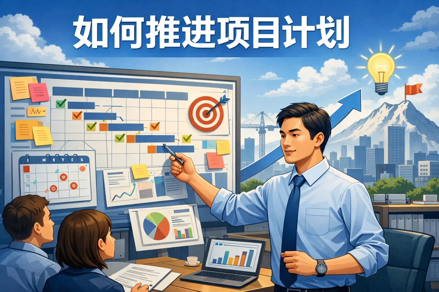 如何推进项目计划