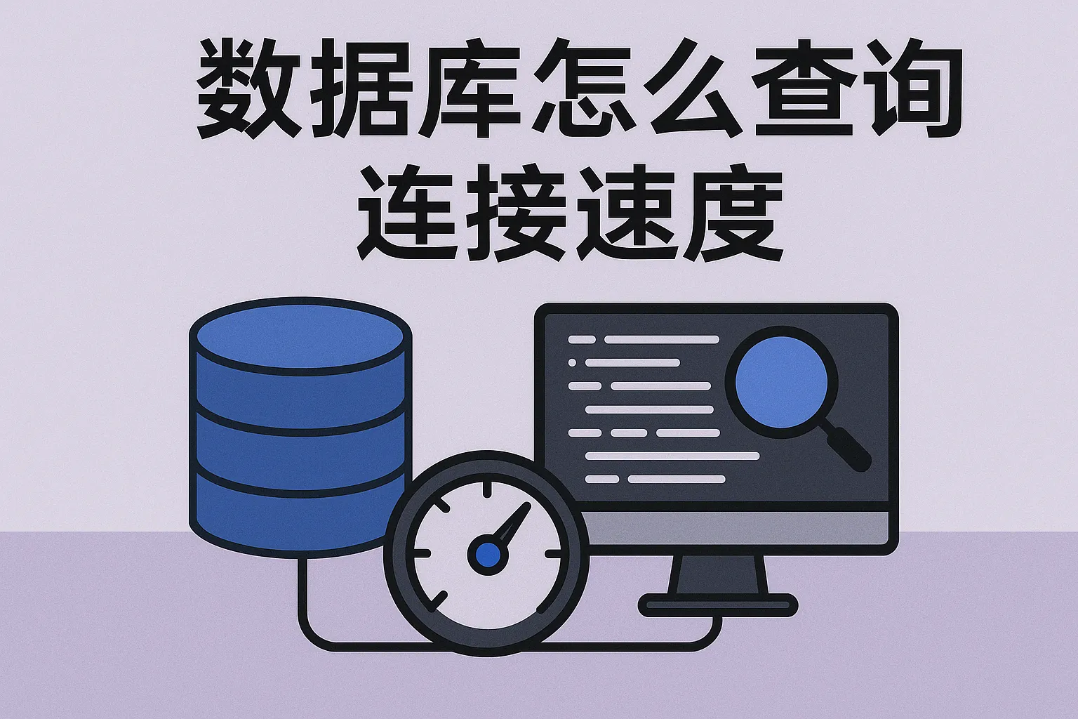 数据库怎么查询连接速度