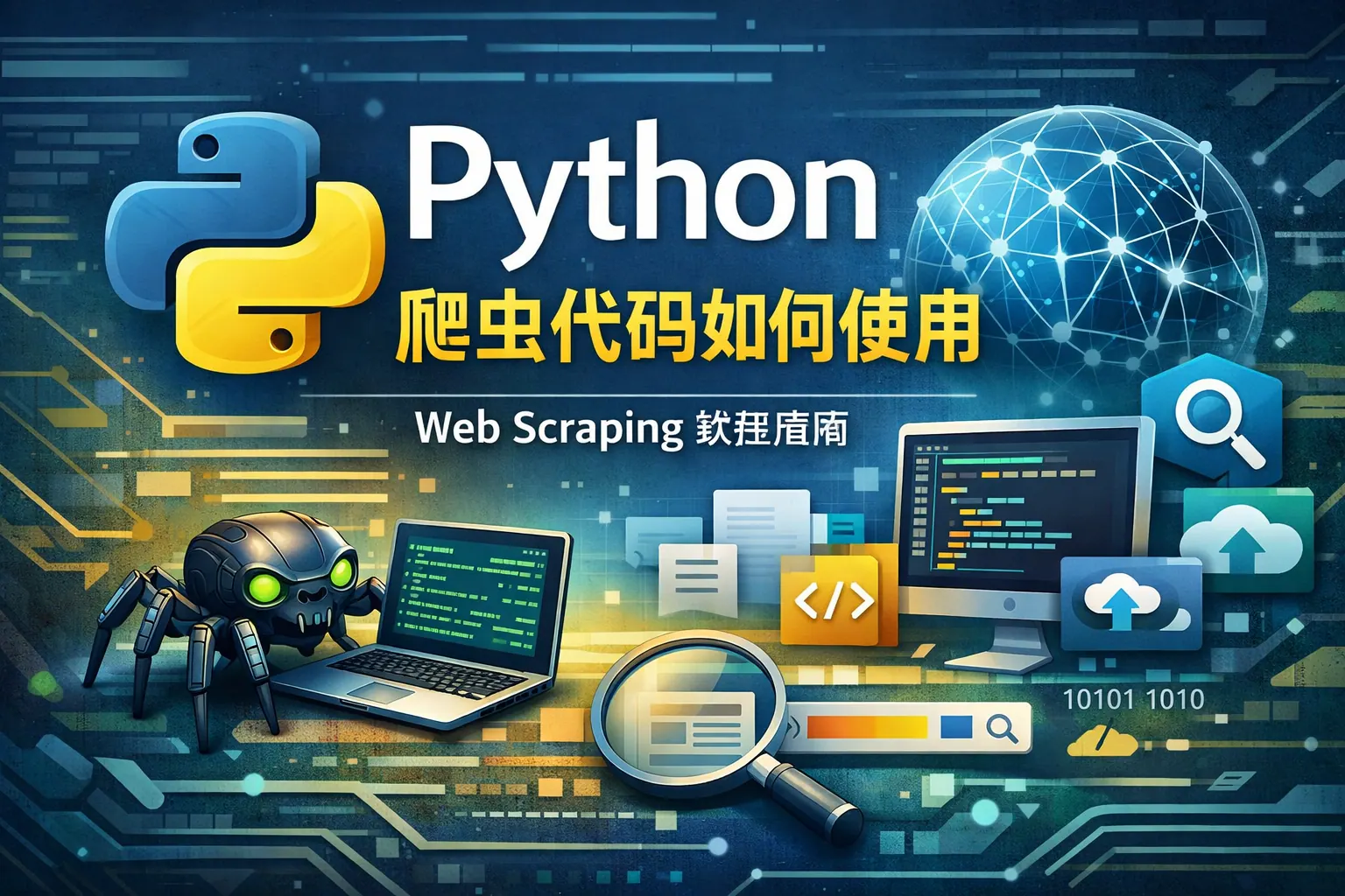 python爬虫代码如何使用