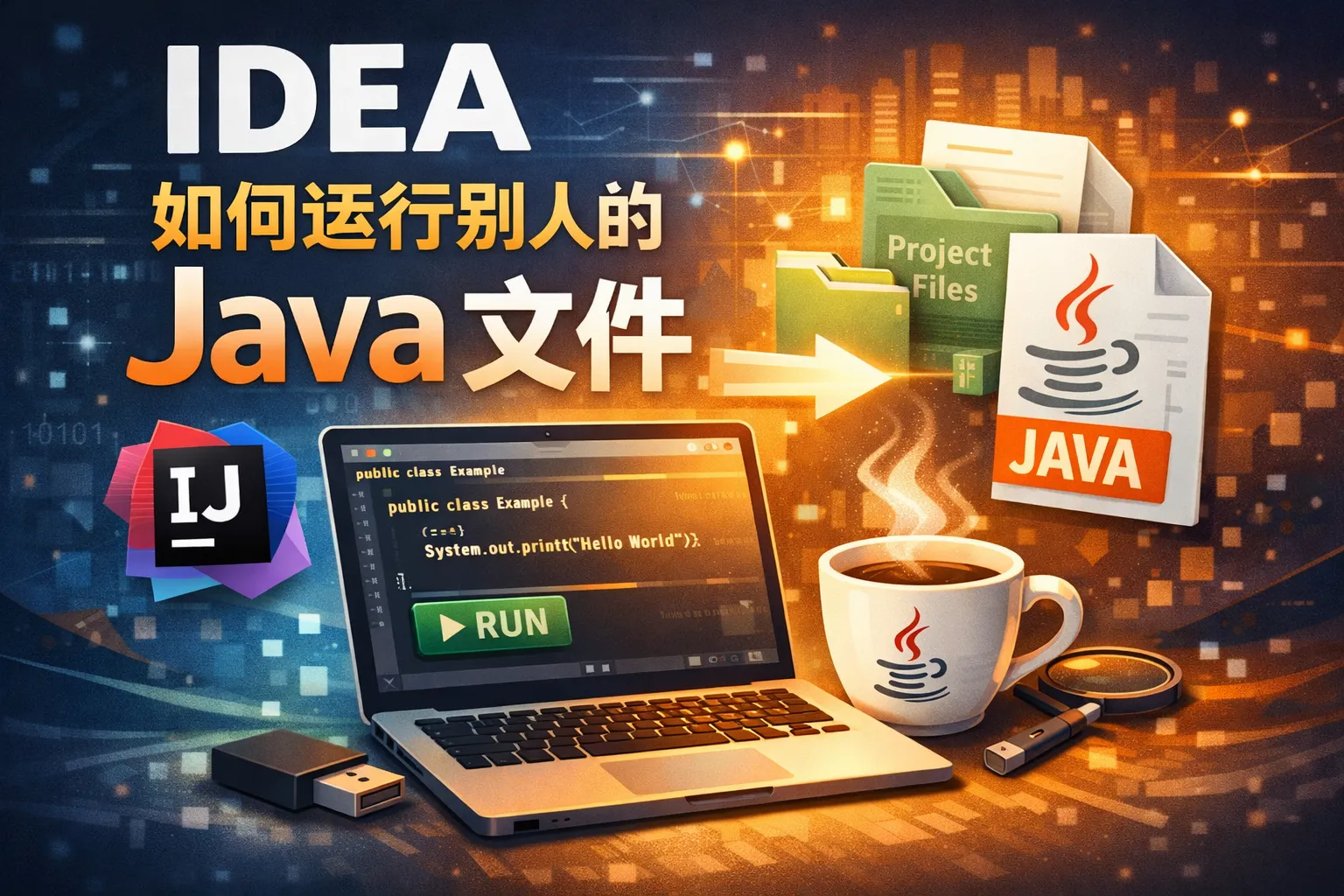 idea如何运行别人的java文件