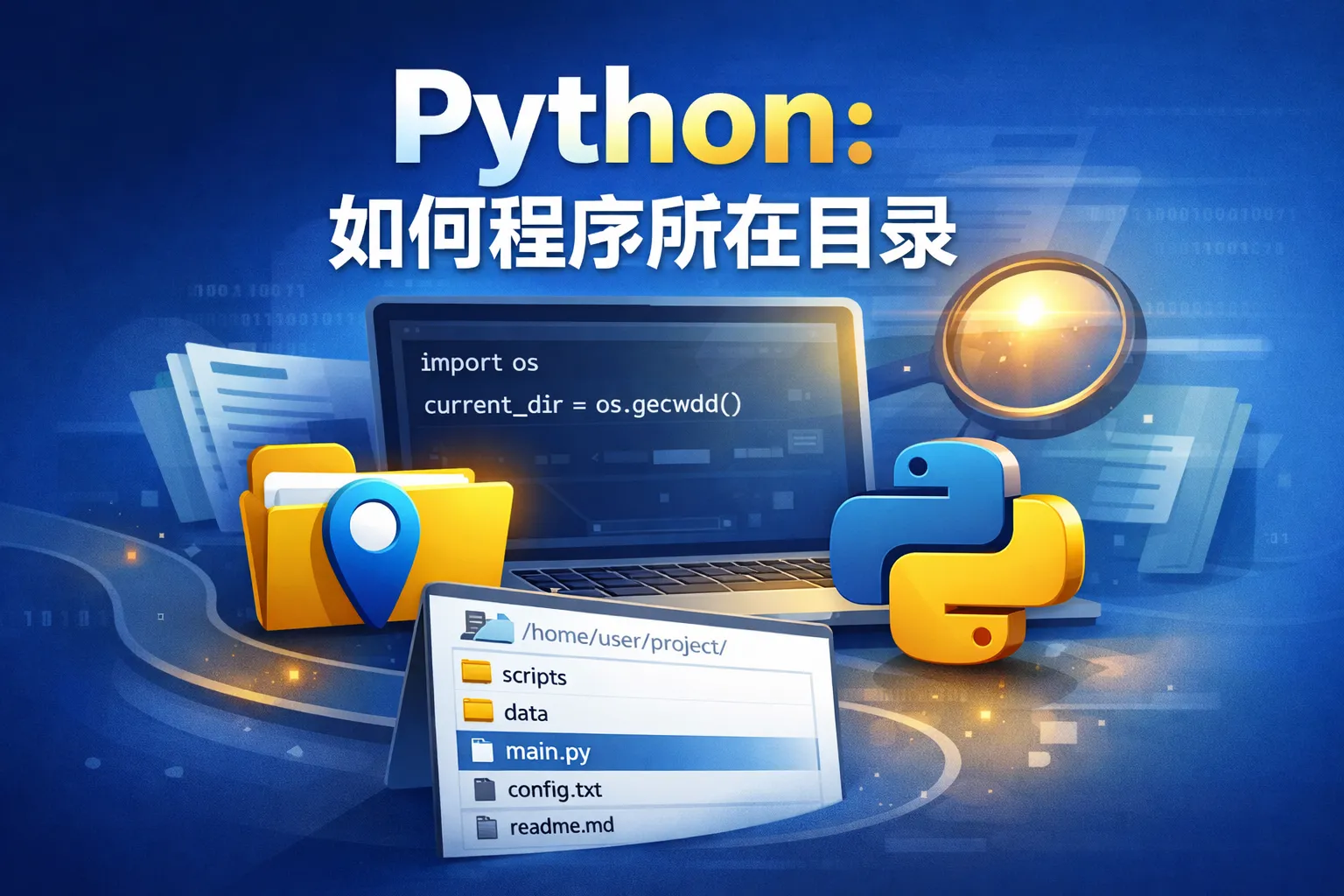 python如何程序所在目录