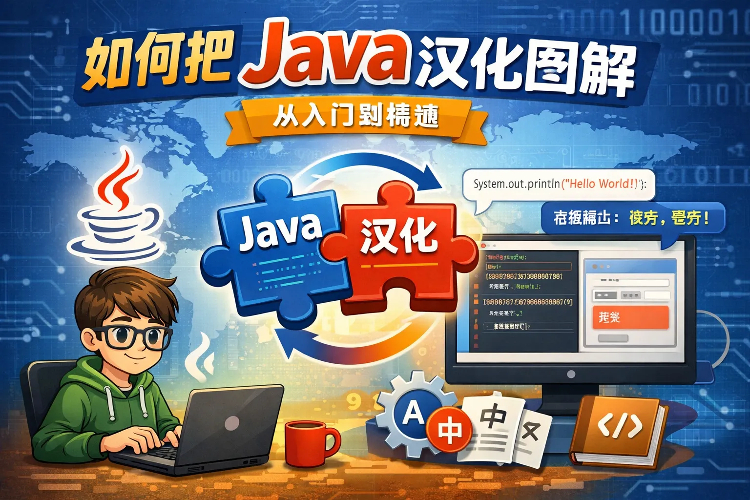如何把java汉化图解