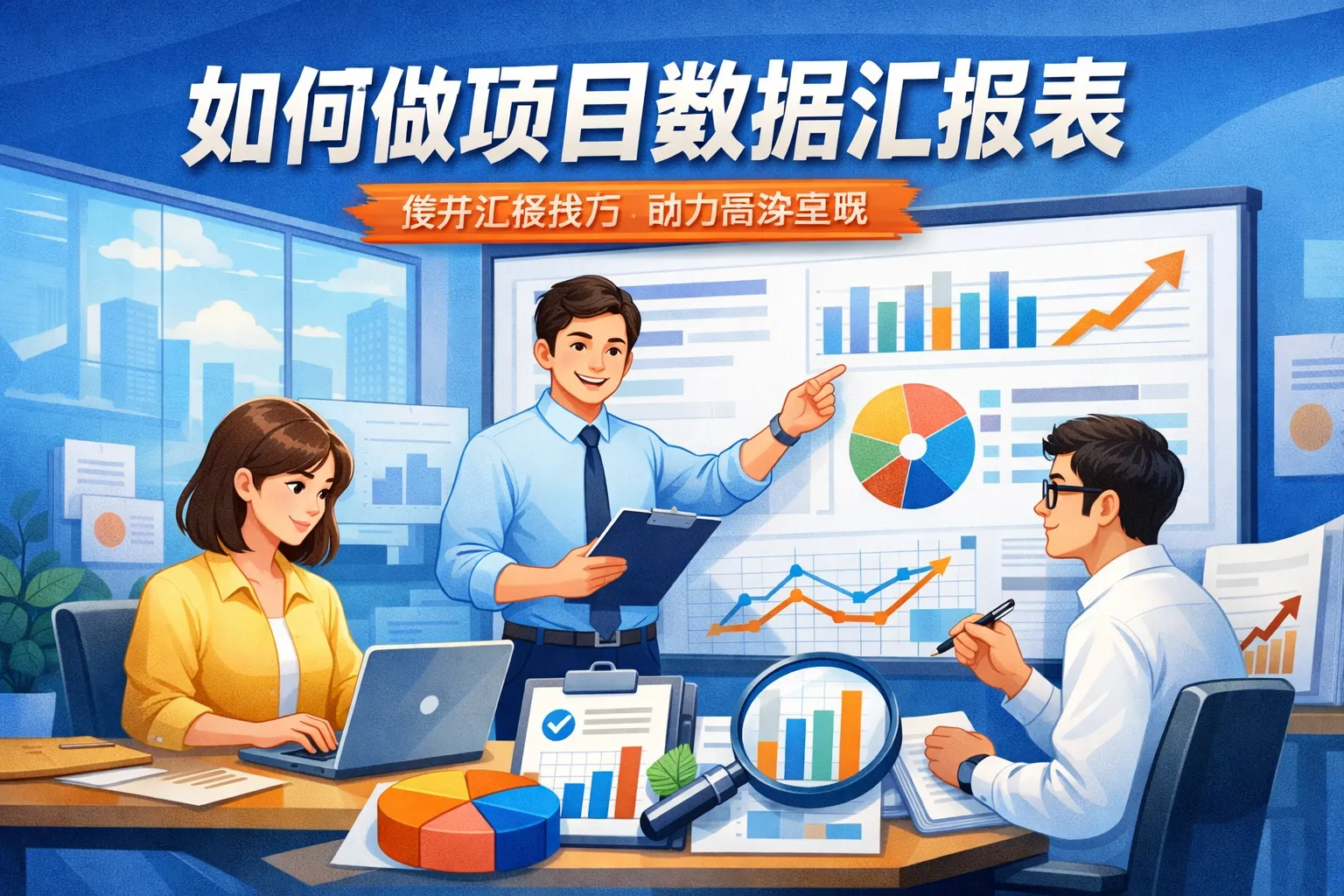 如何做项目数据汇报表