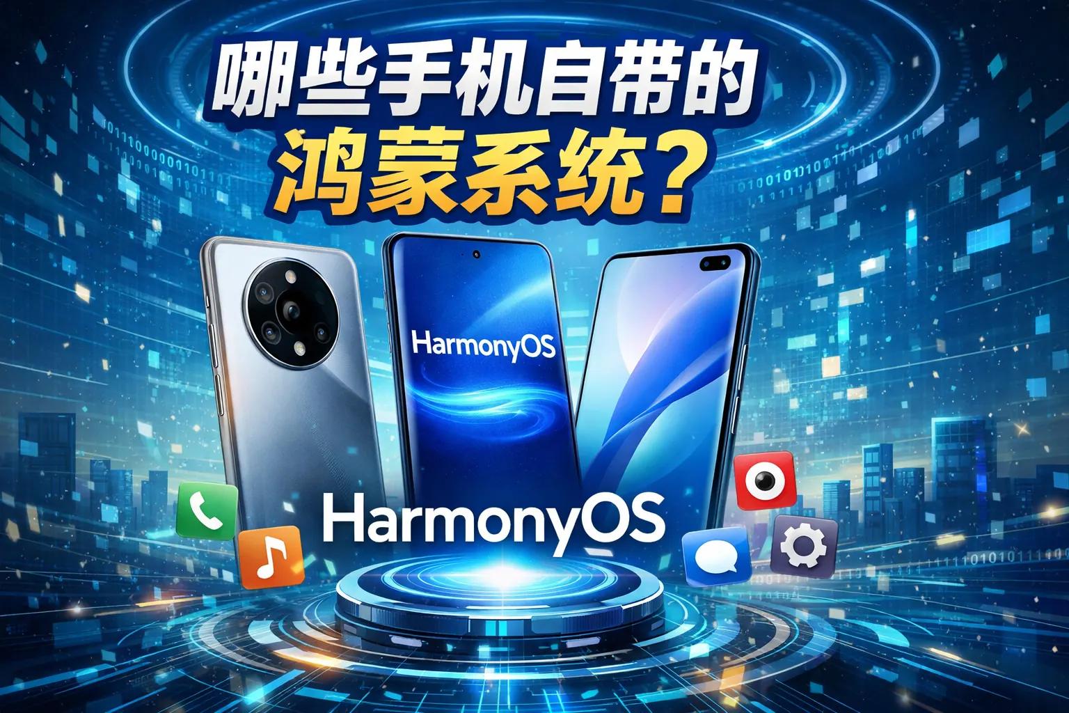 哪些手机自带的鸿蒙系统