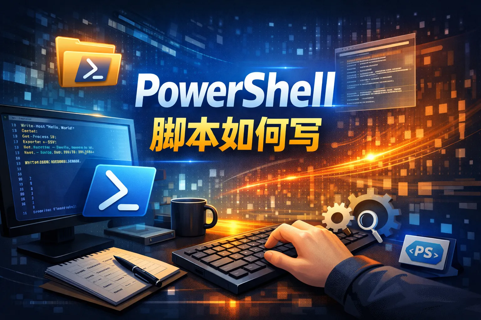 powershell脚本如何写