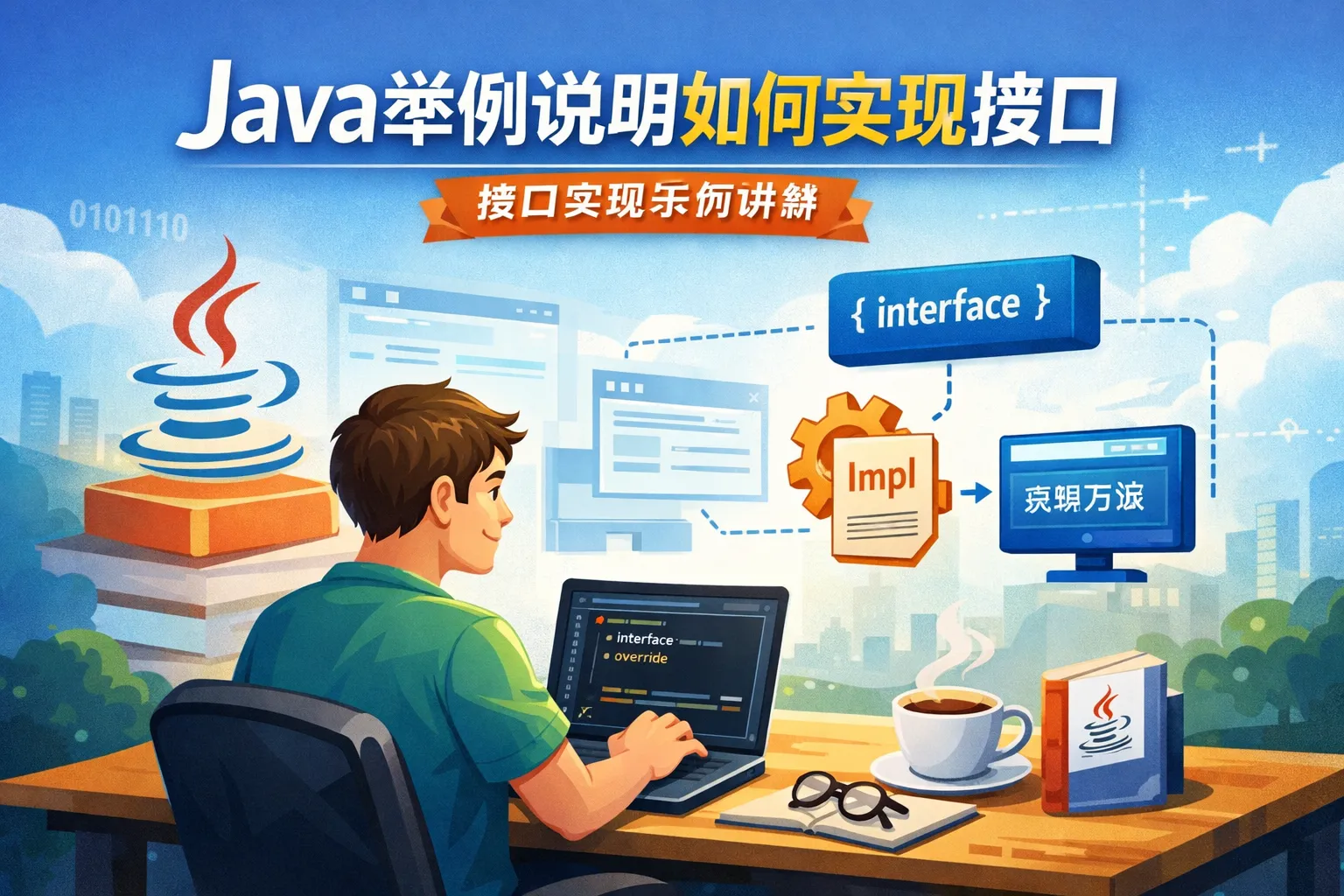java举例说明如何实现接口