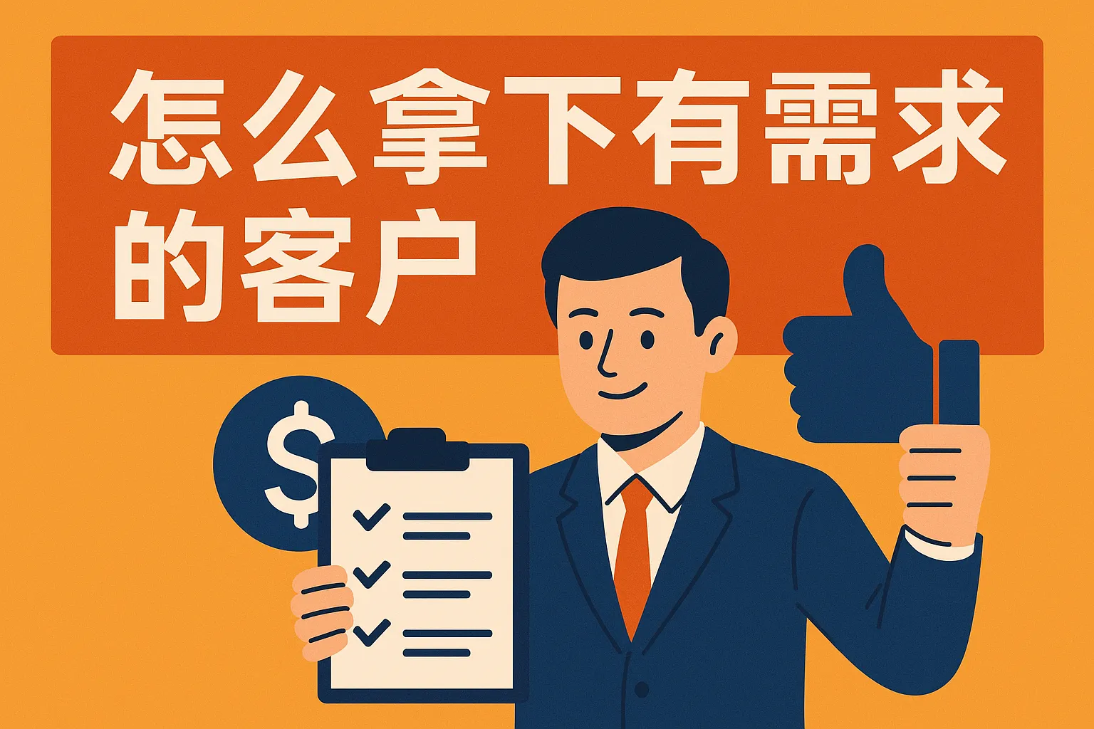 怎么拿下有需求的客户