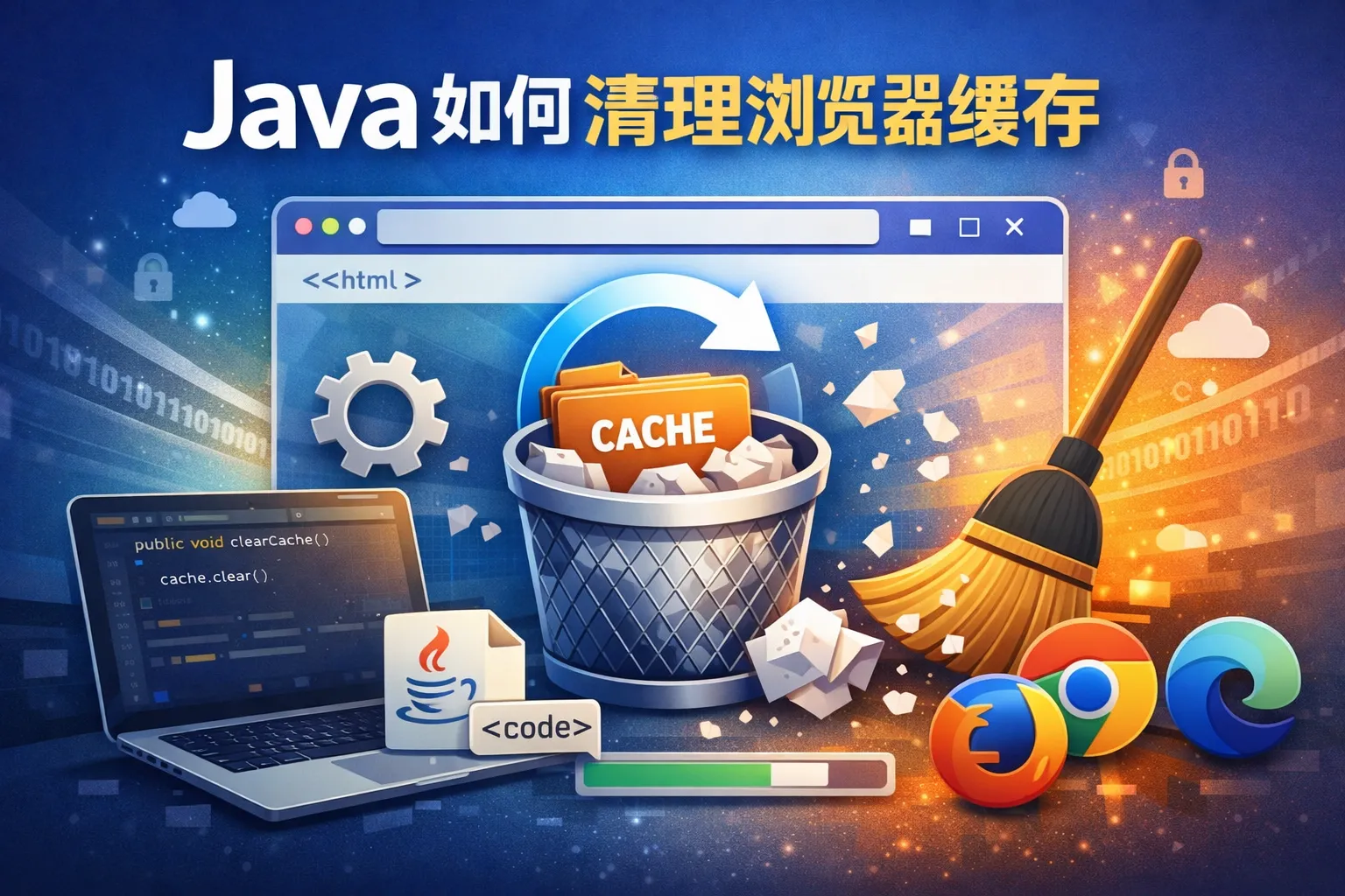 java如何清理浏览器缓存