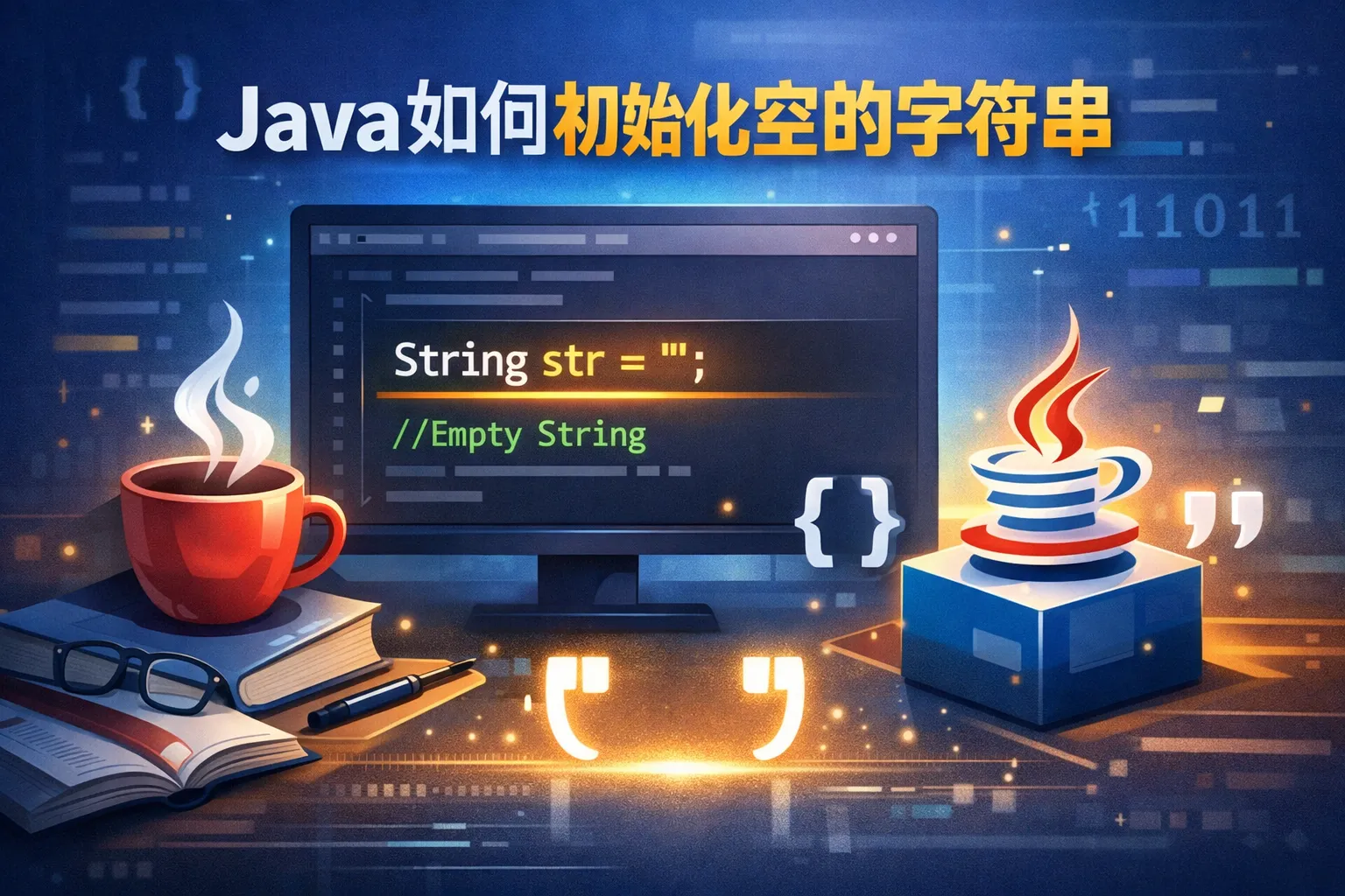 java如何初始化空的字符串