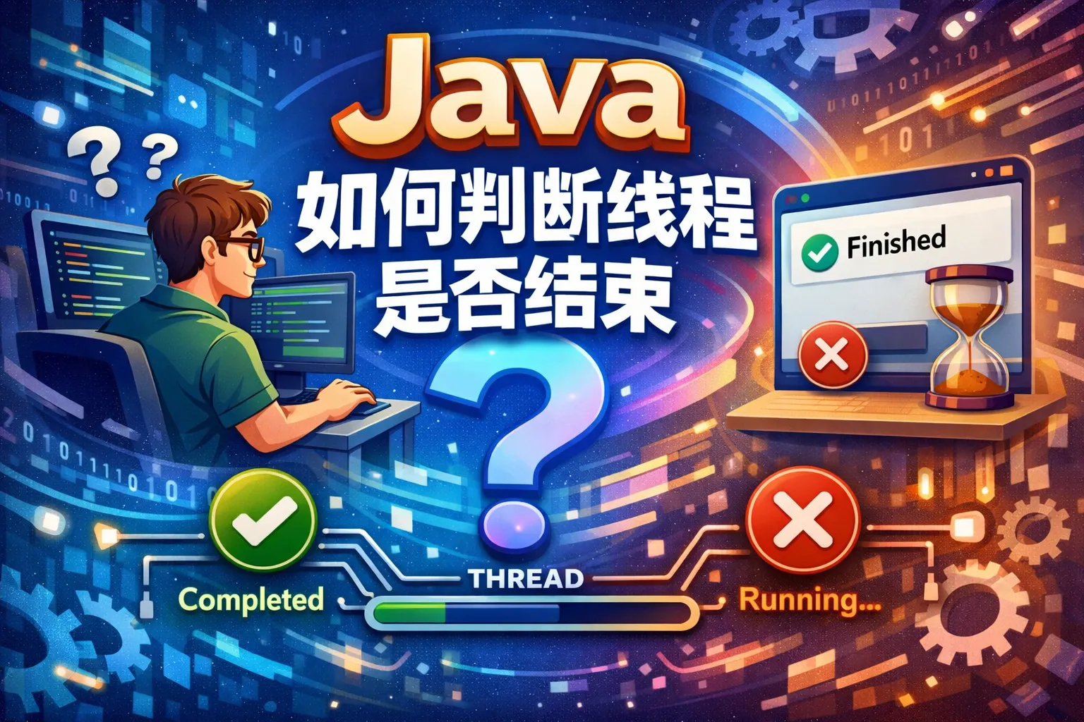 java 如何判断线程是否结束