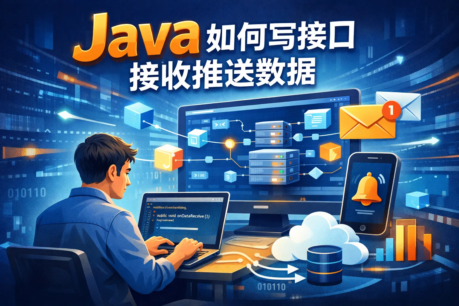 java如何写接口接收推送数据