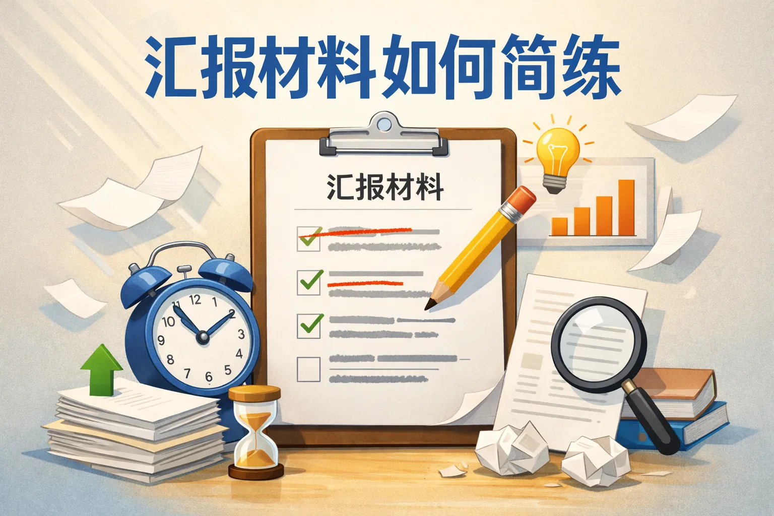 汇报材料如何简练