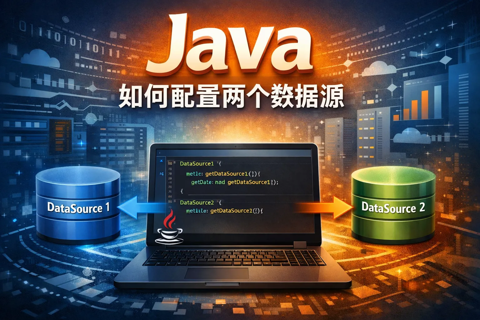 java如何配置两个数据源