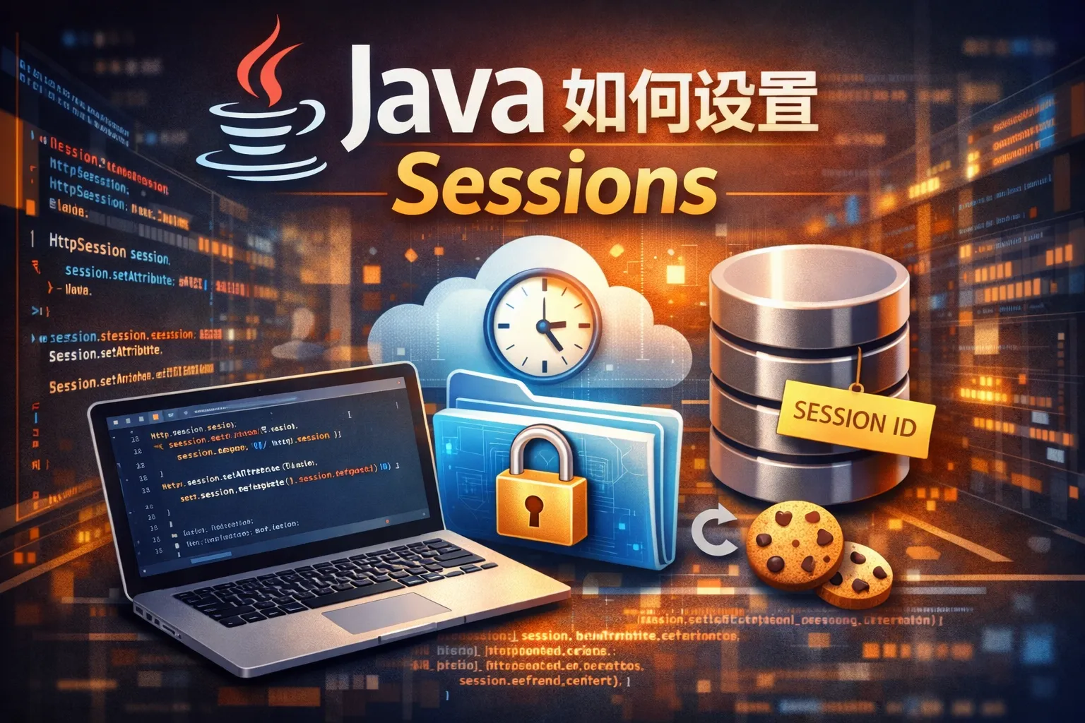 java如何设置sessions