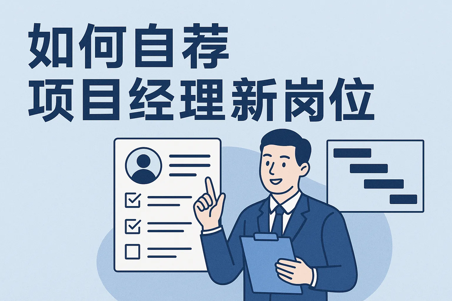 如何自荐项目经理新岗位