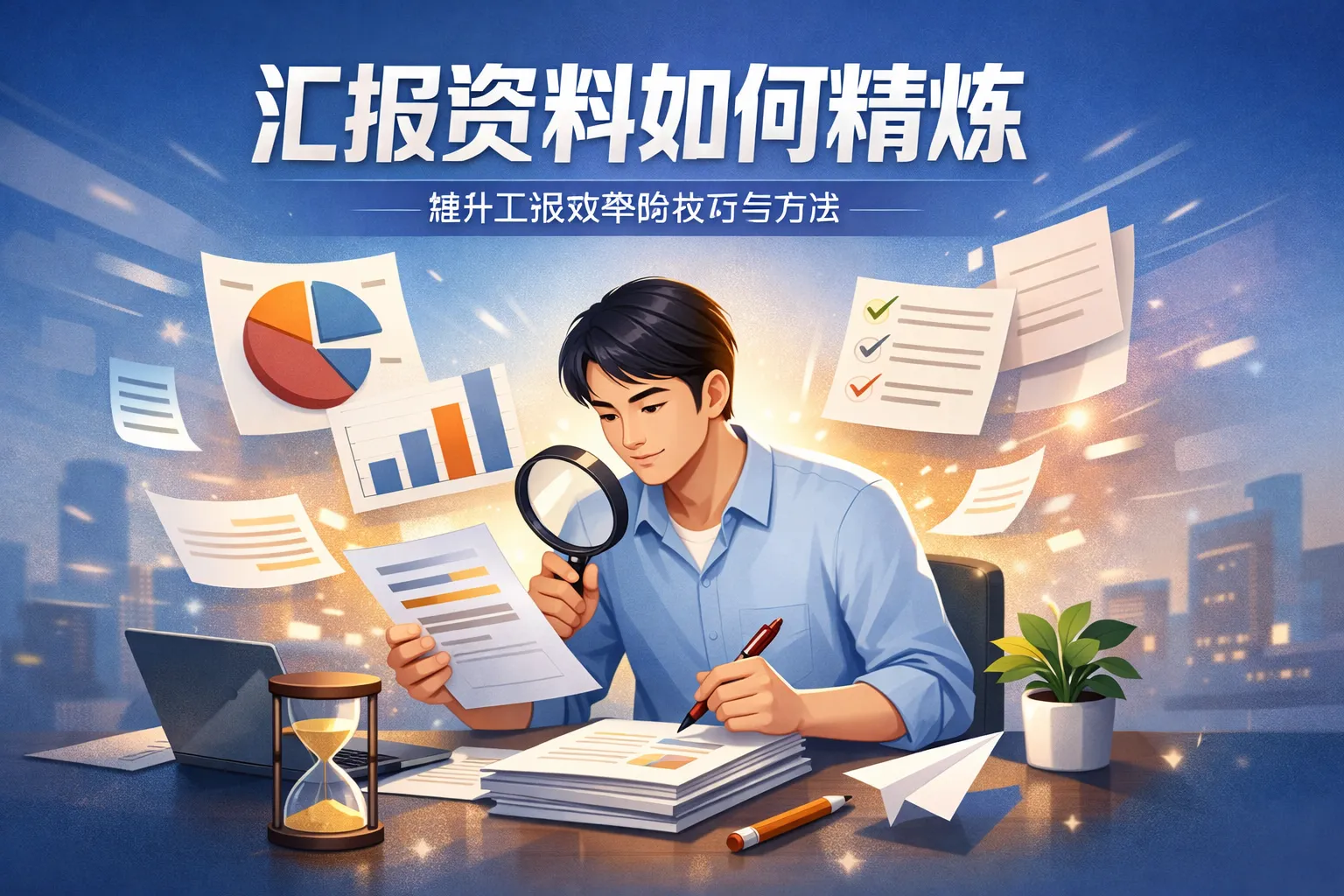 汇报资料如何精炼