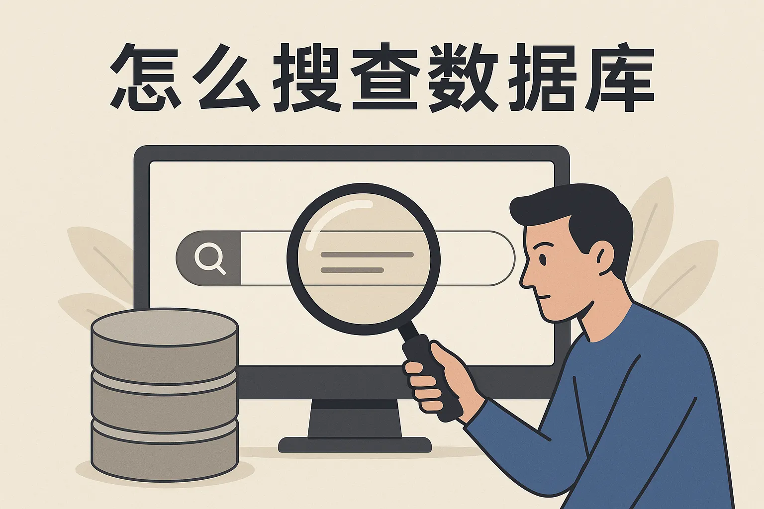 怎么搜查数据库