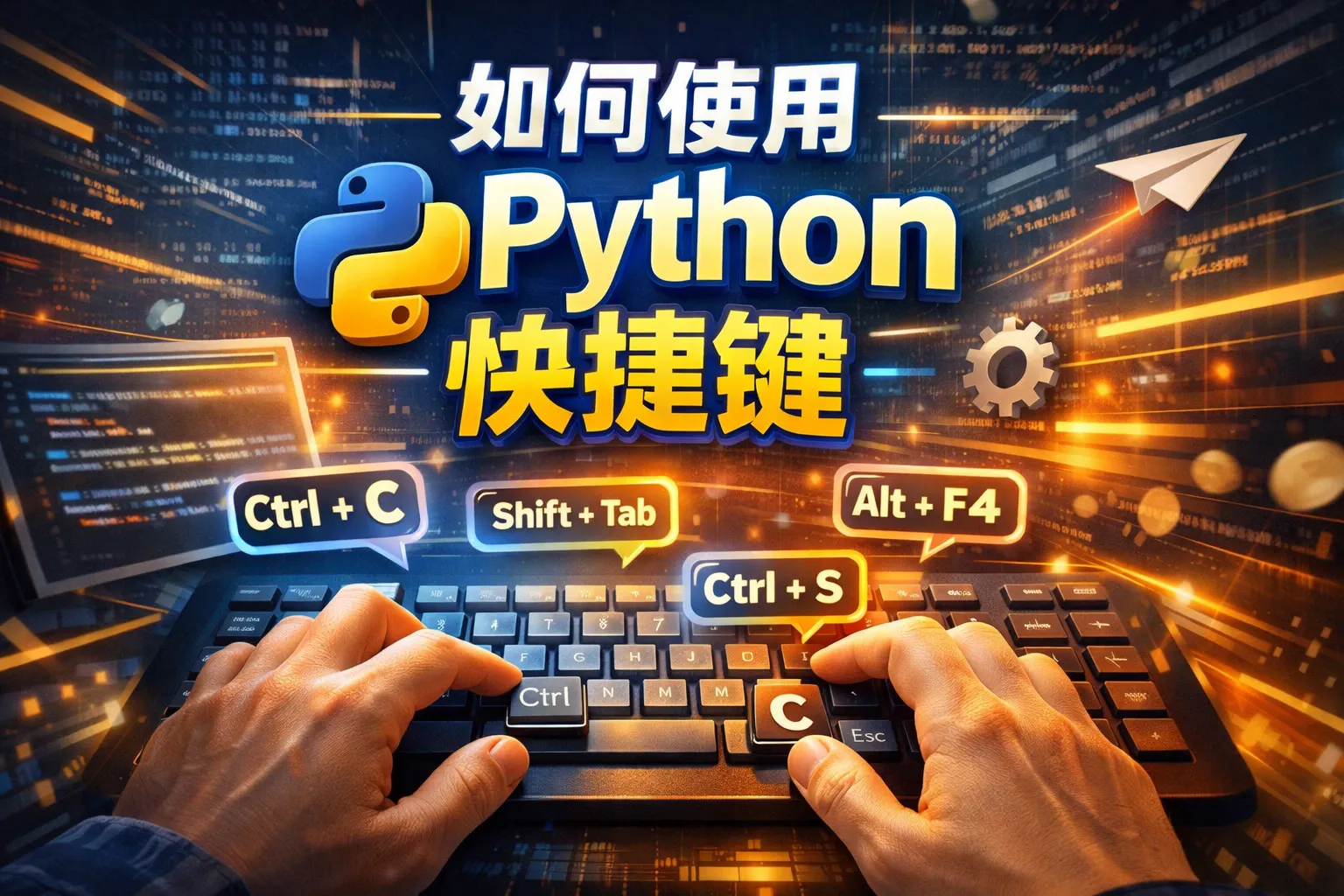 如何使用python快捷键