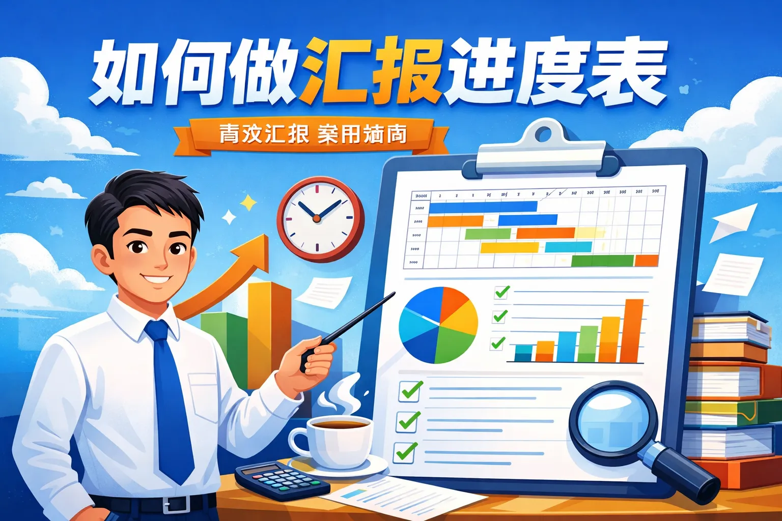 如何做汇报进度表