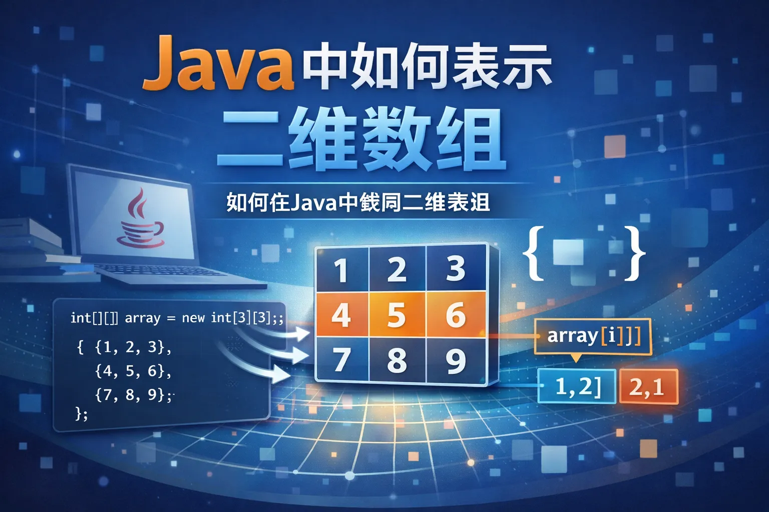 java中如何表示二维数组