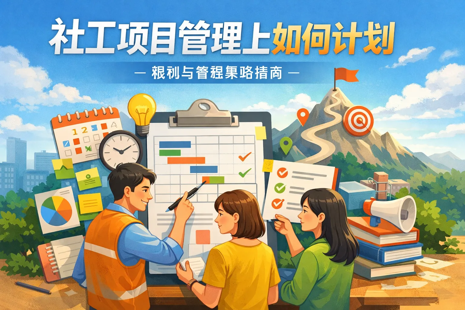 社工项目管理上如何计划