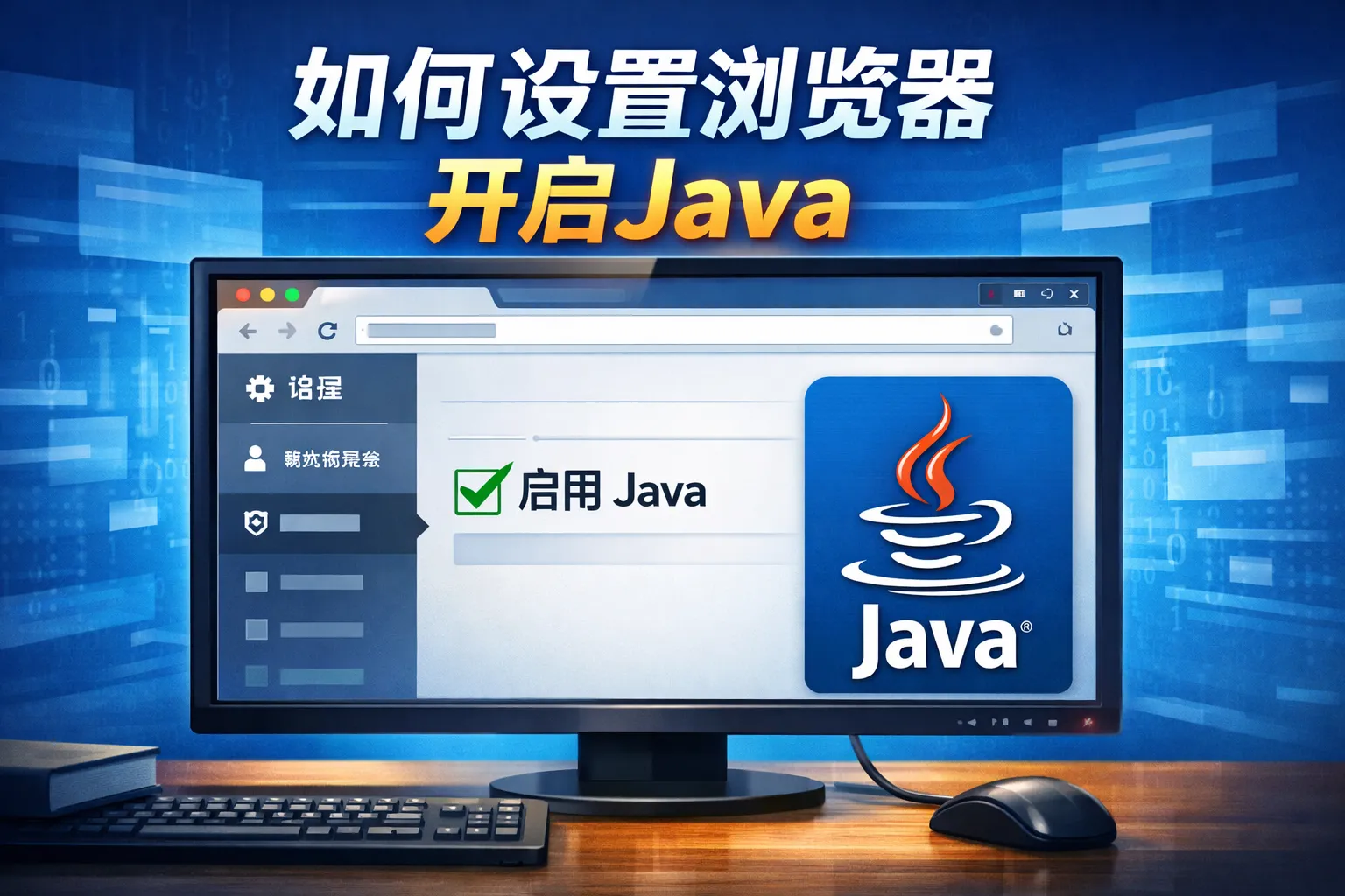 如何设置浏览器开启java