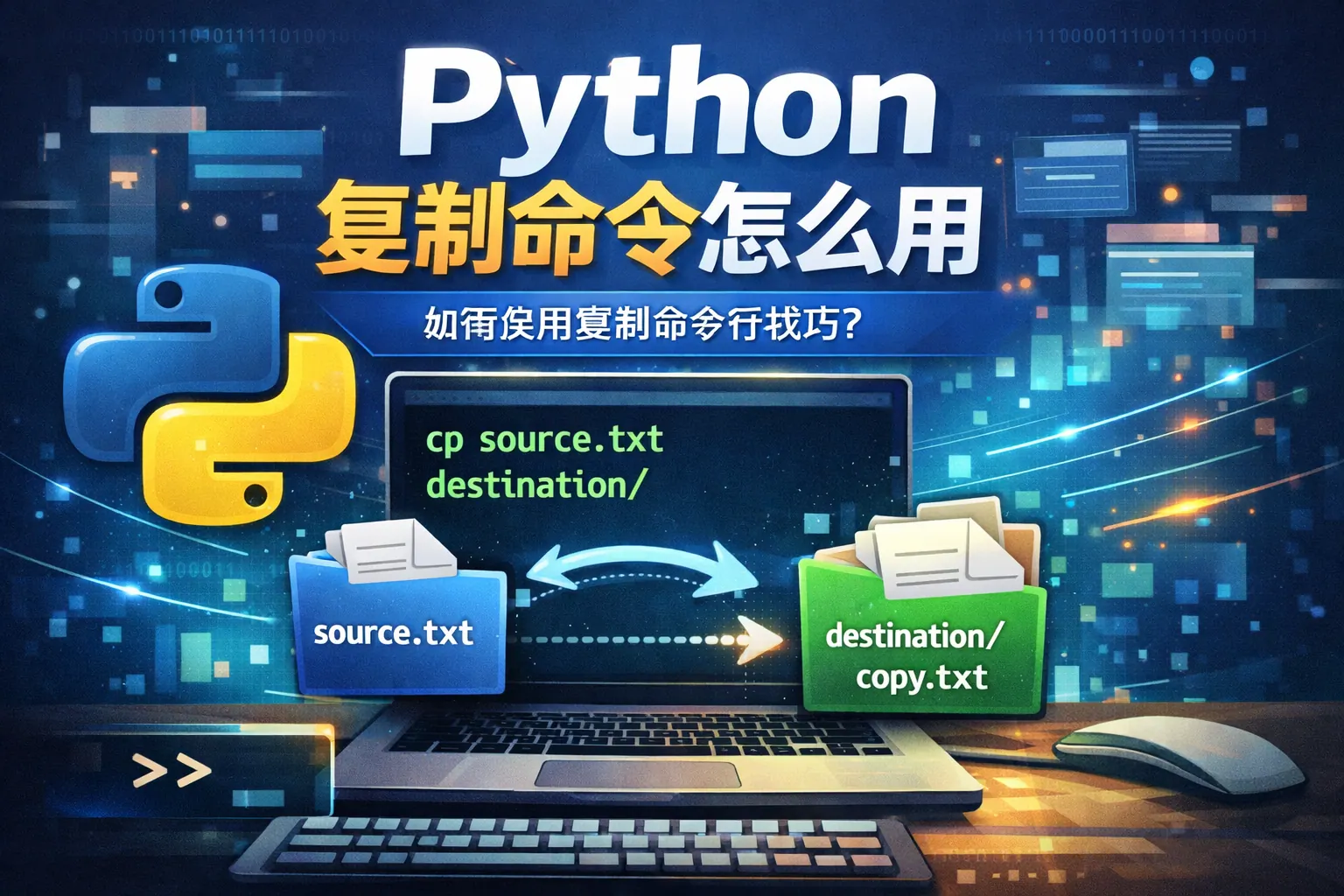 python 复制命令怎么用