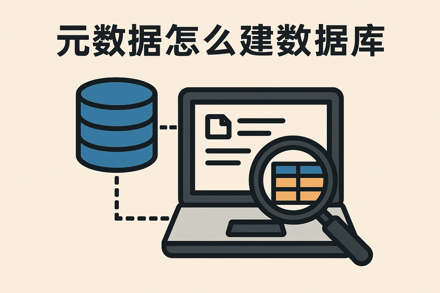 元数据怎么建数据库