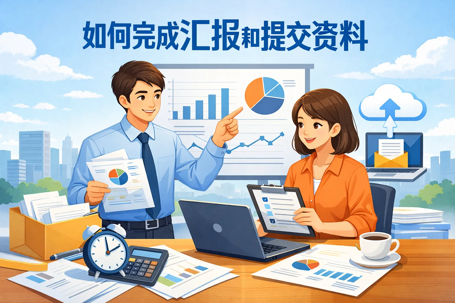 如何完成汇报和提交资料