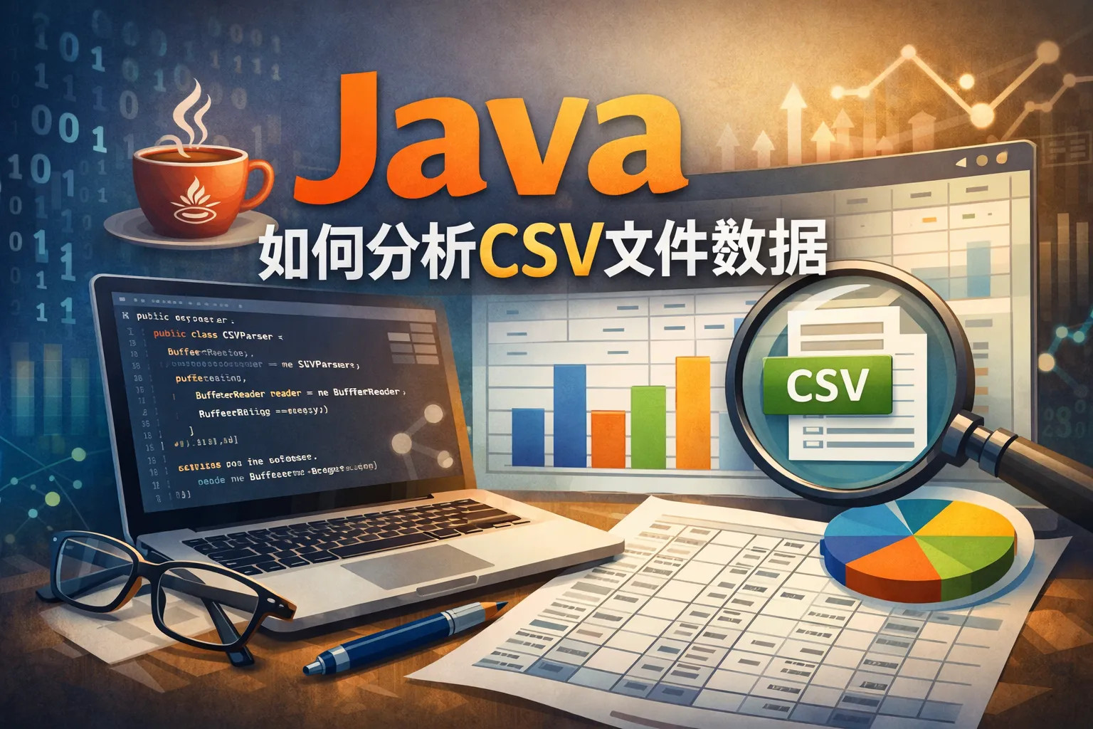 java如何分析csv文件数据