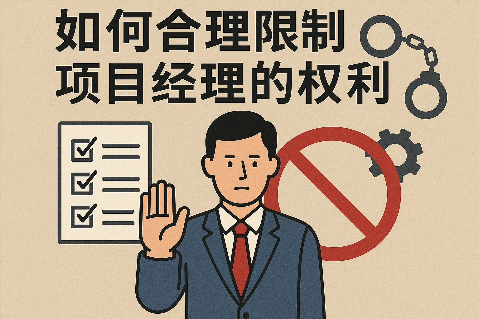 如何合理限制项目经理的权利