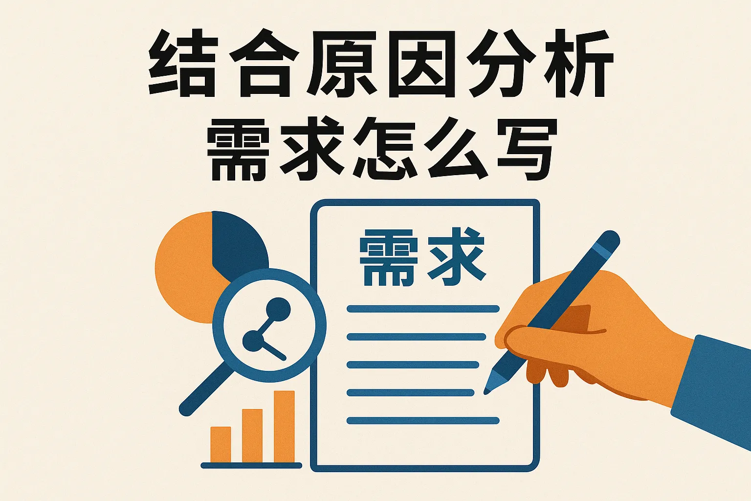 结合原因分析需求怎么写